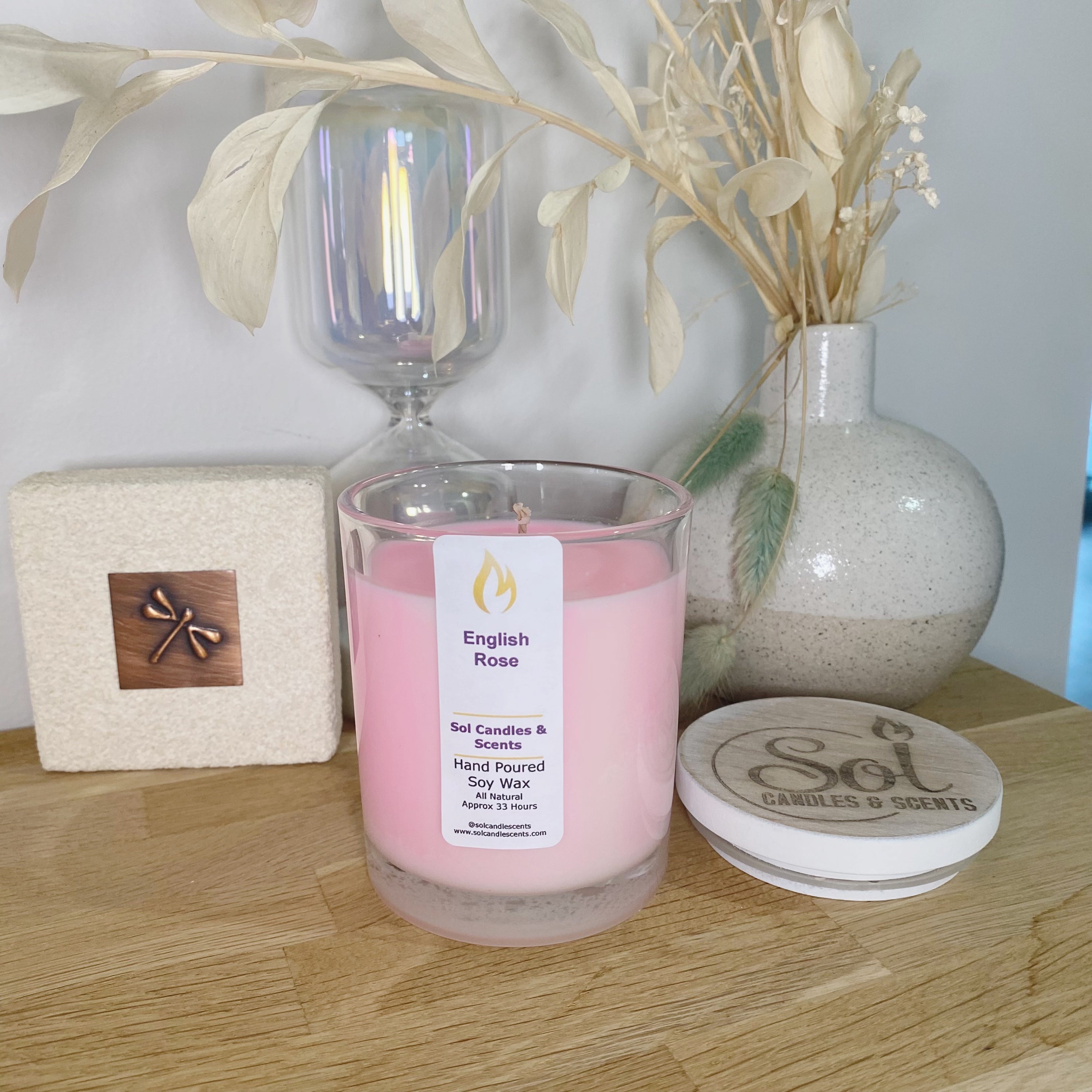 English Rose Candle