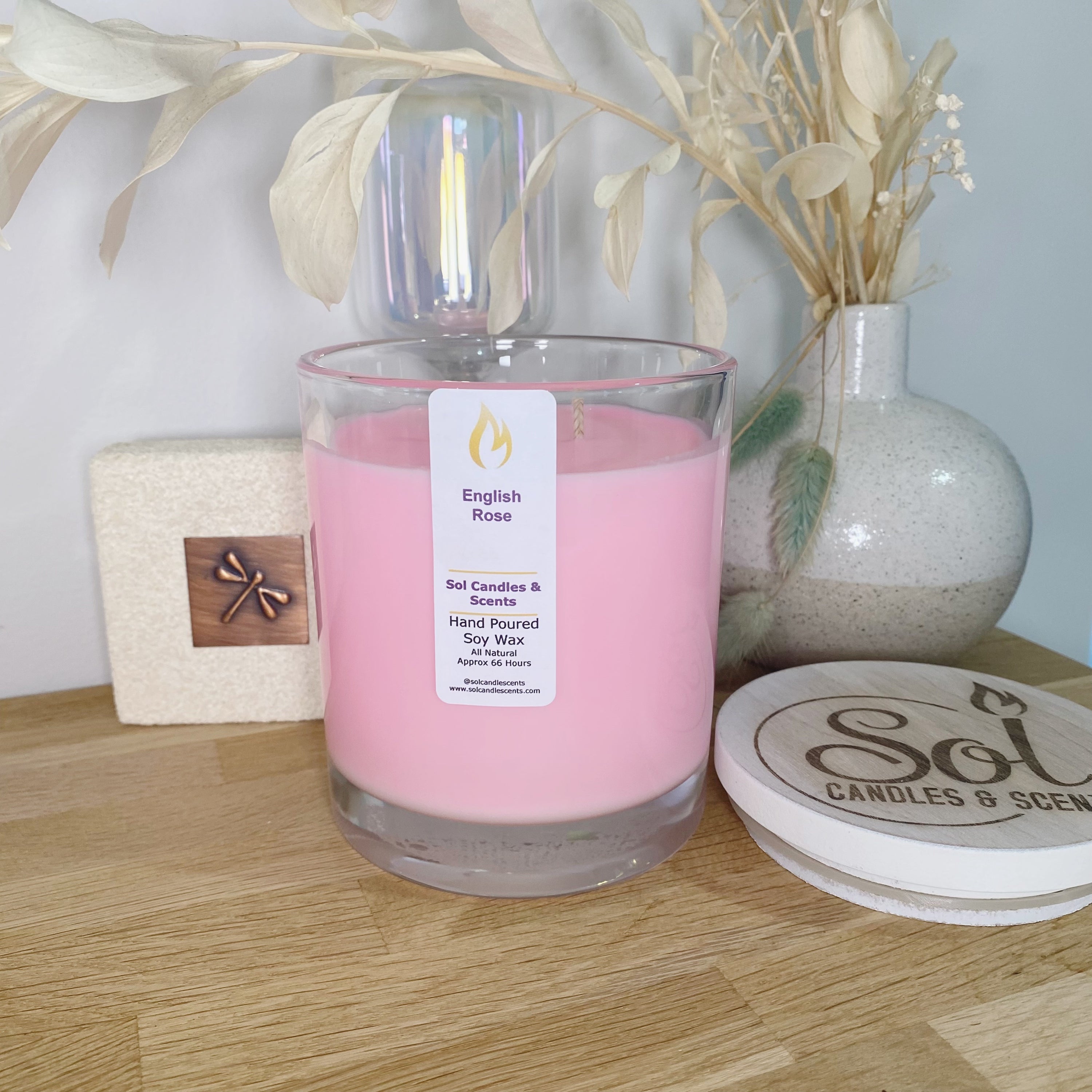 English Rose Candle