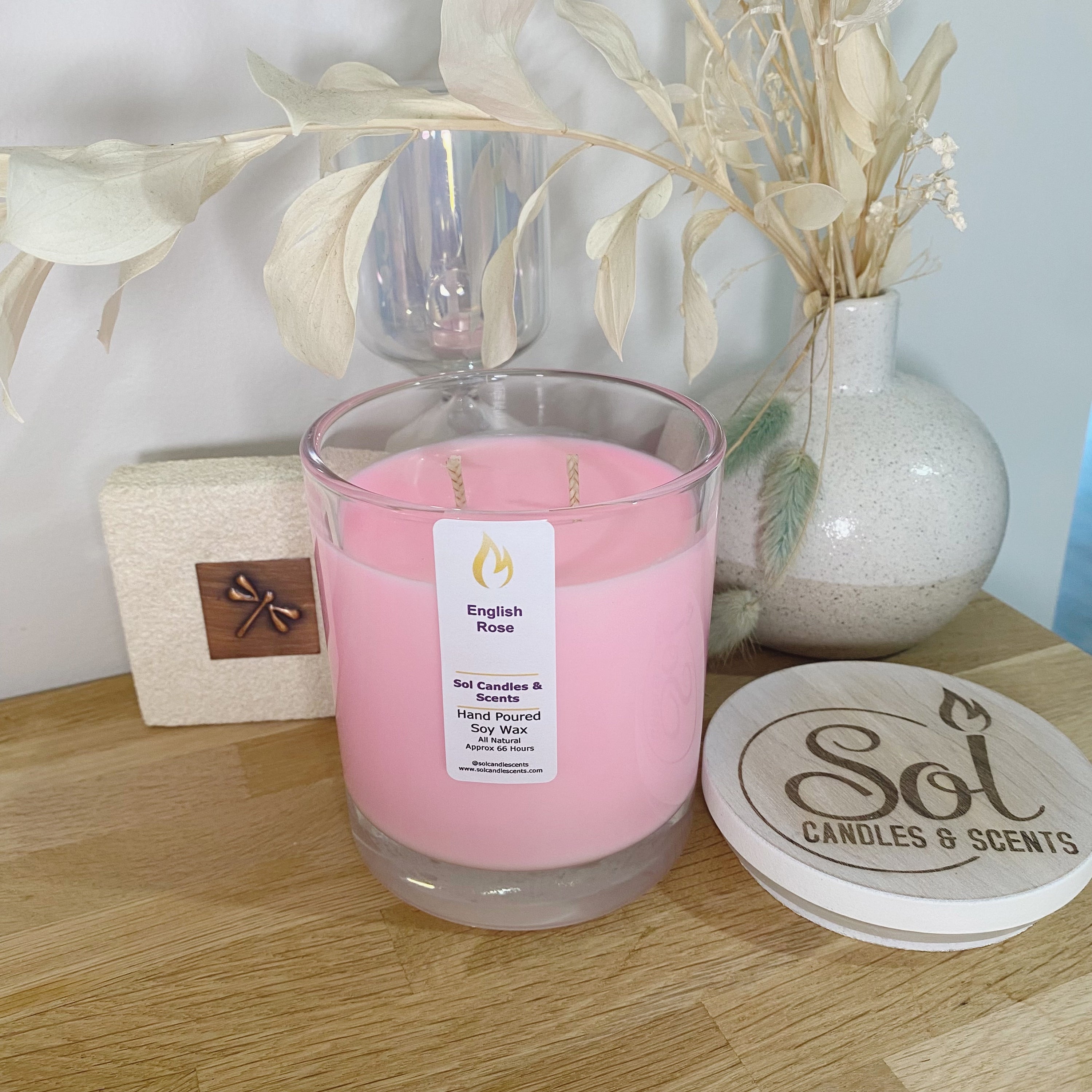 English Rose Candle