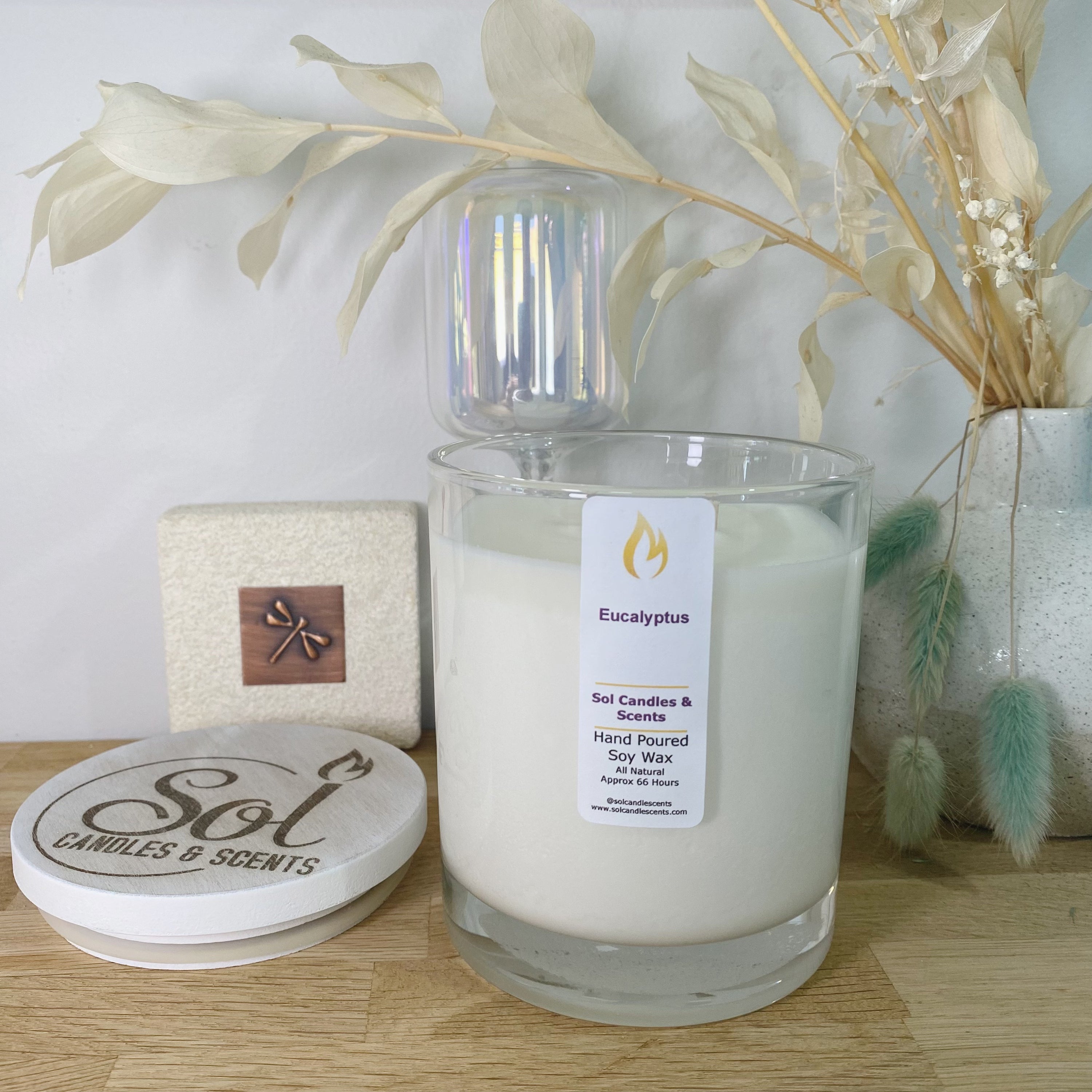 Eucalyptus Soy Candle_Sol Candles &amp; Scents
