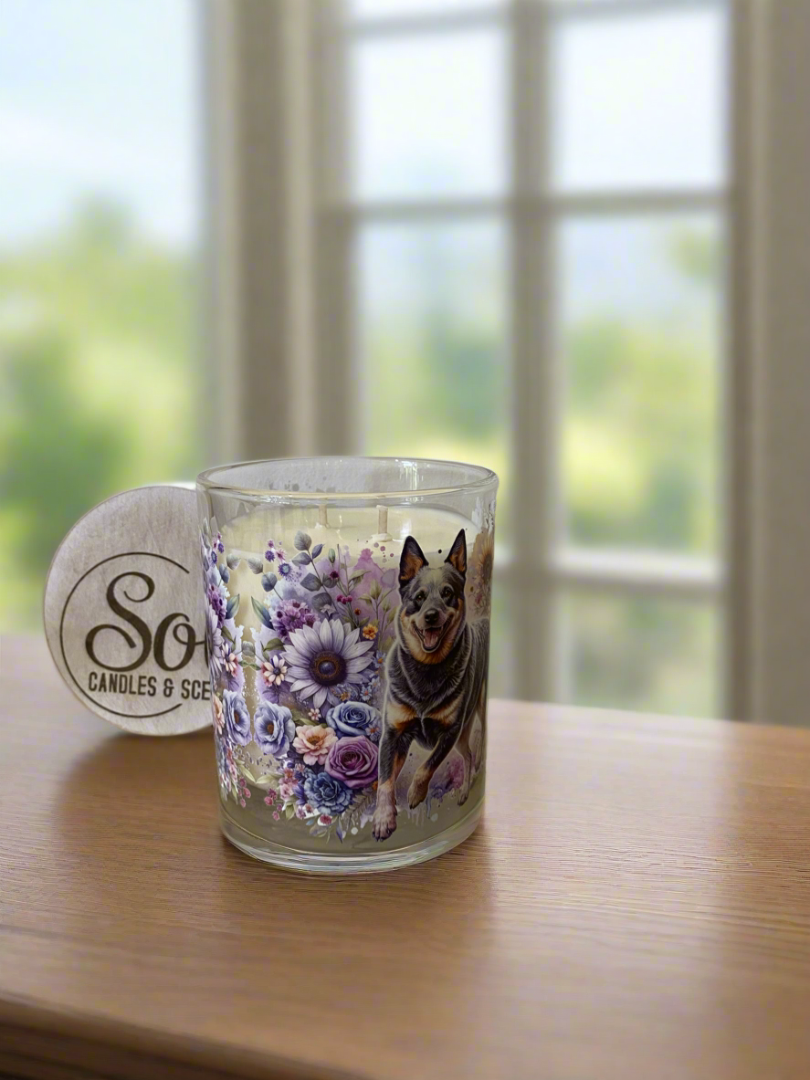 Australian Blue Cattle Dog Candle