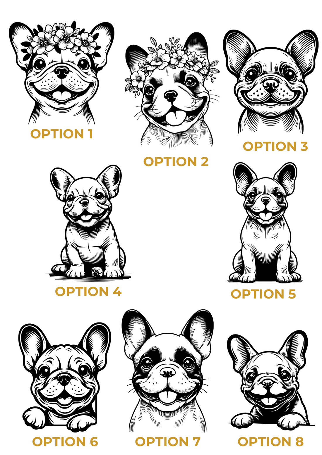 French Bulldog Xlarge Candle