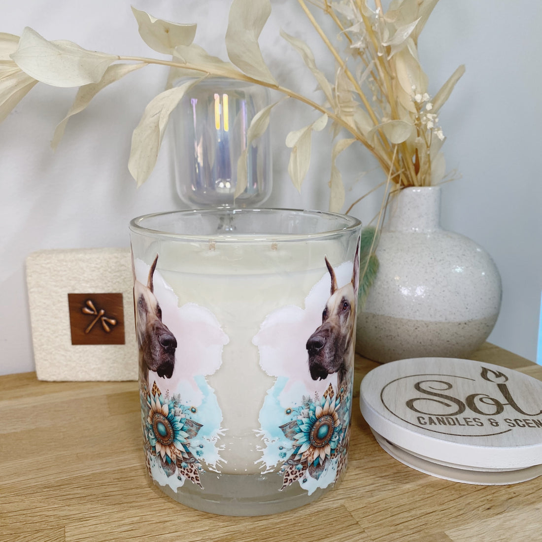 Great Dane Fawn Xlarge Candle