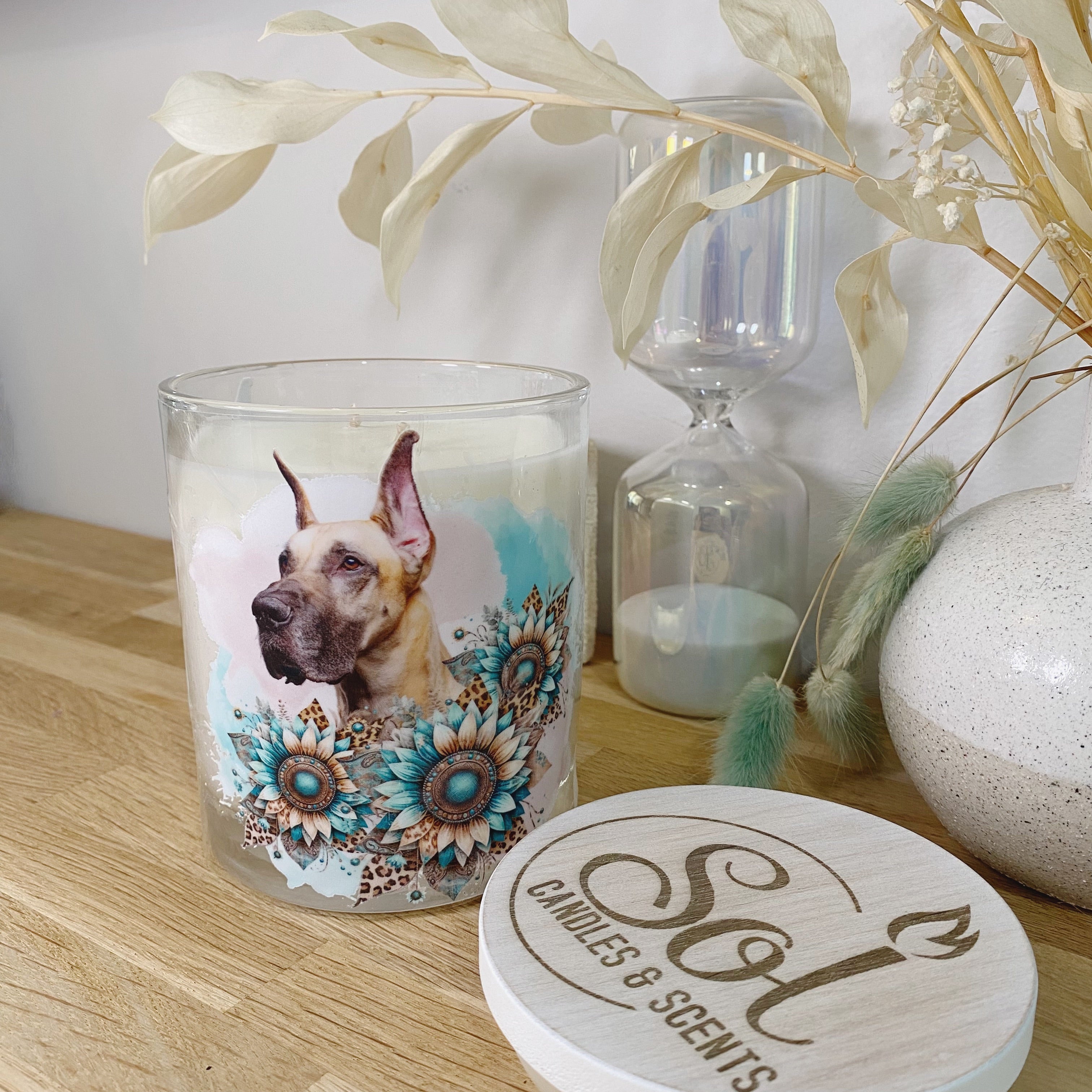 Great Dane Fawn Xlarge Candle_Sol Candles &amp; Scents
