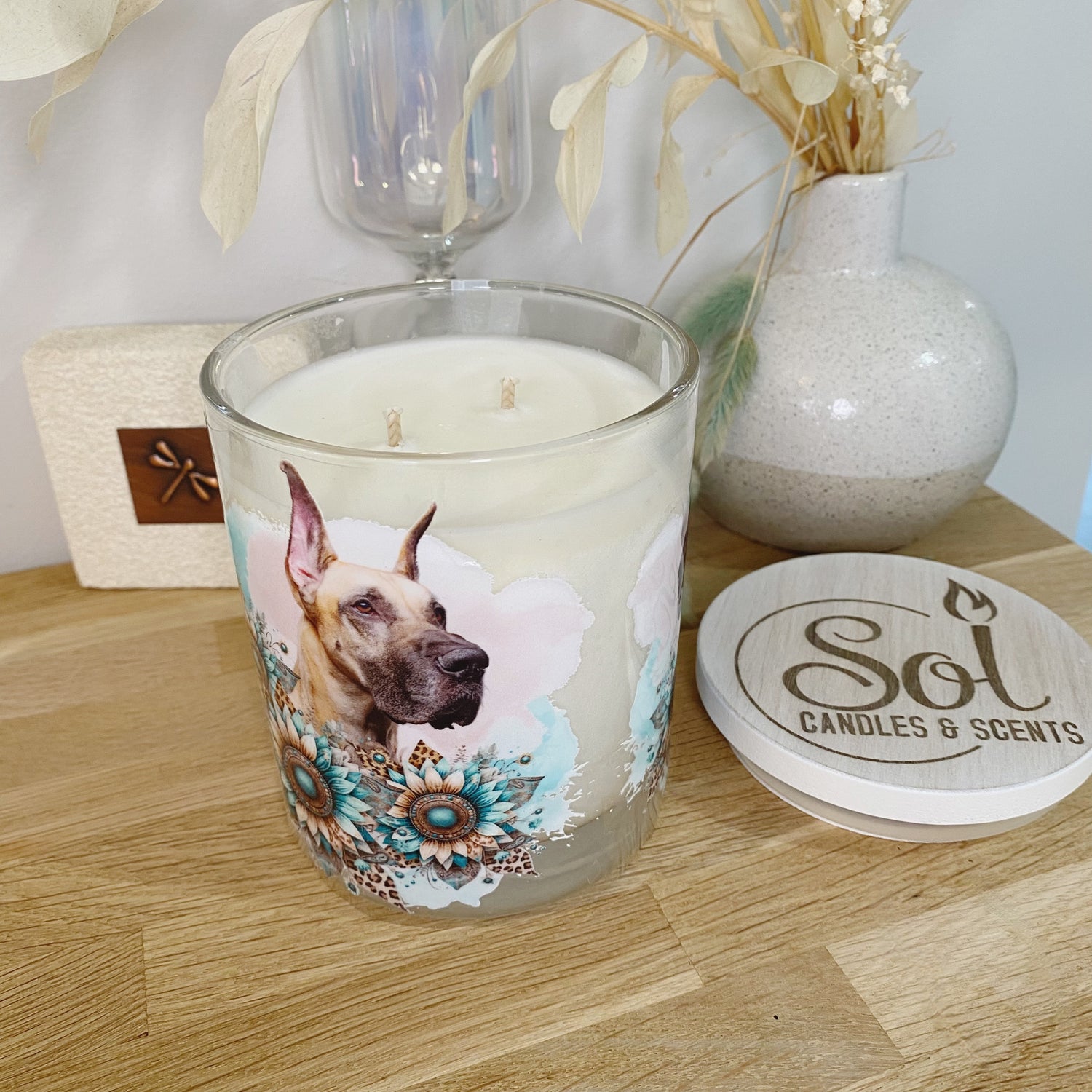 Great Dane Fawn Xlarge Candle