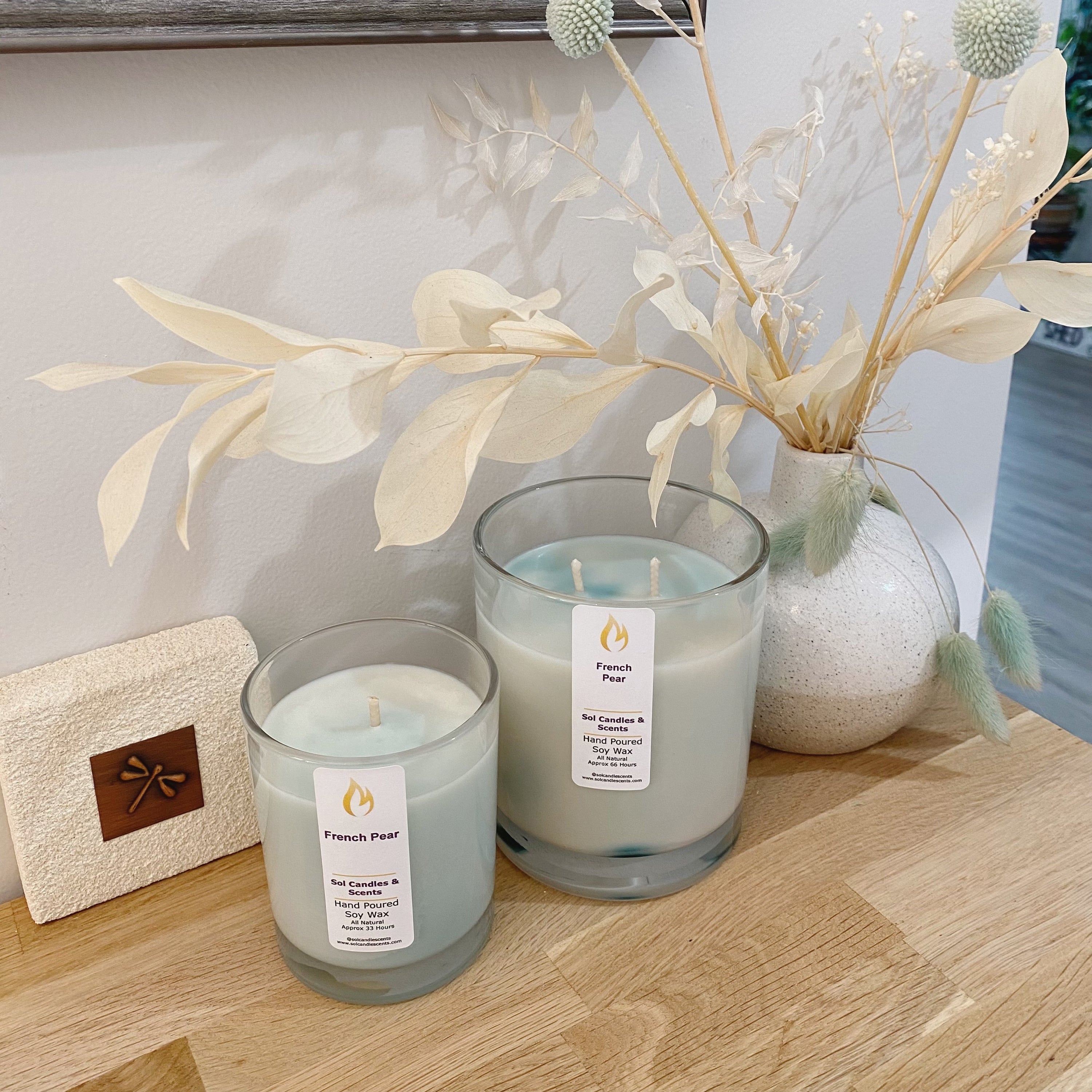 French Pear Soy Signature Candles_Sol Candles &amp; Scents