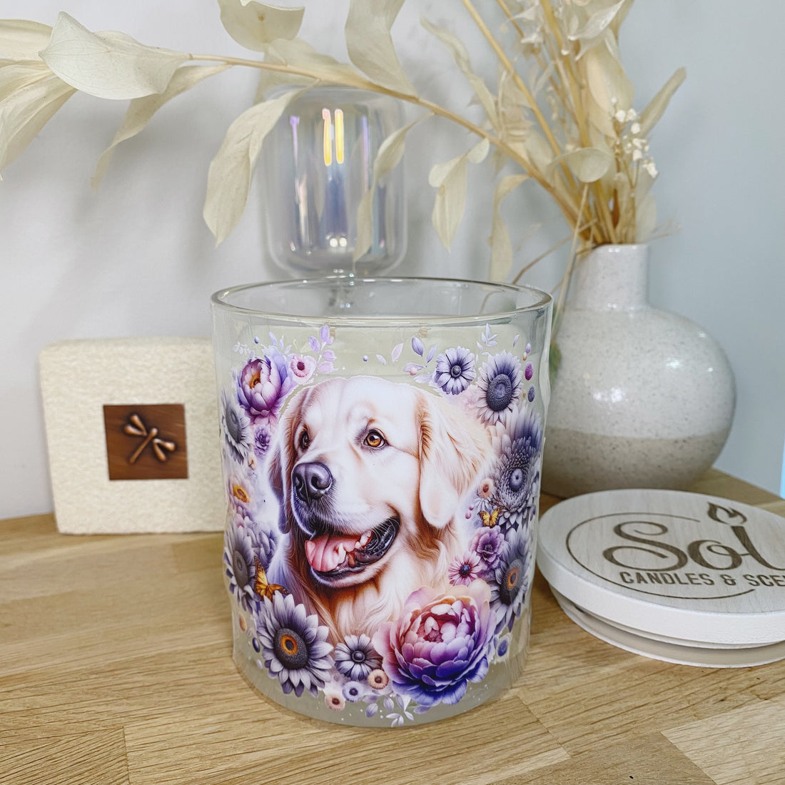 Golden Retriever Xlarge Candle_Sol Candles & Scents