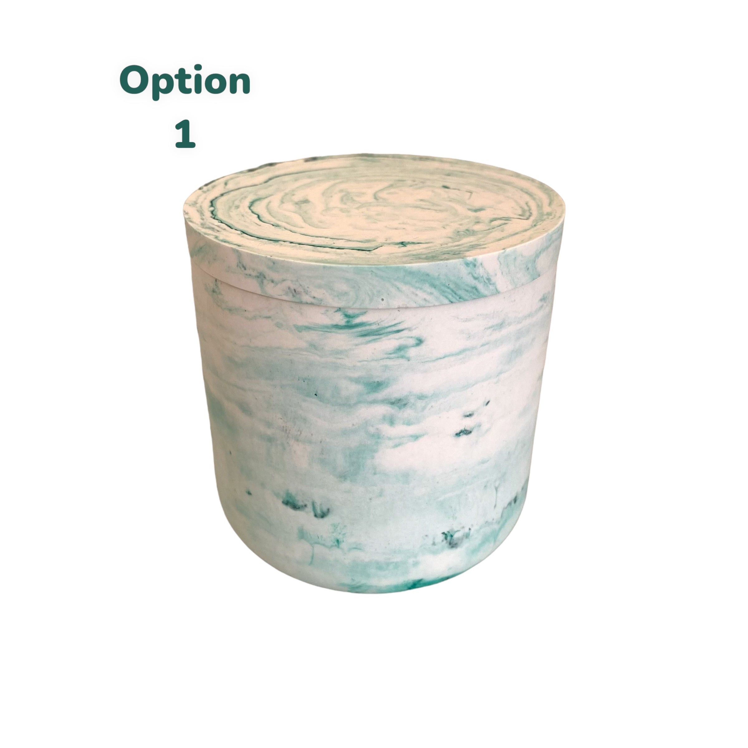 Jessa Eco Seafoam Green Medium Candle