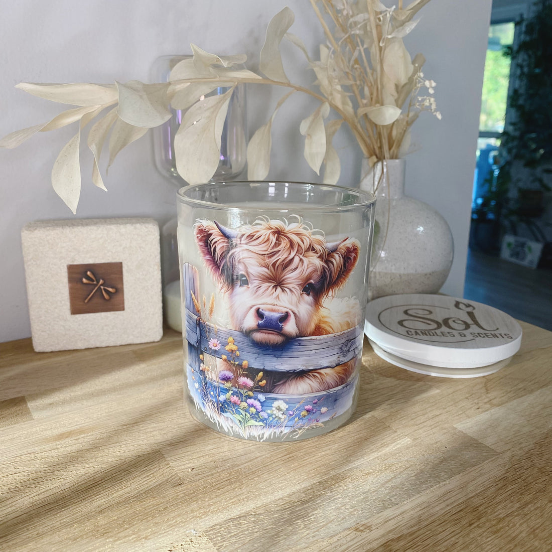 Highland Mini Cow Fence Candle_Sol Candles &amp; Scents