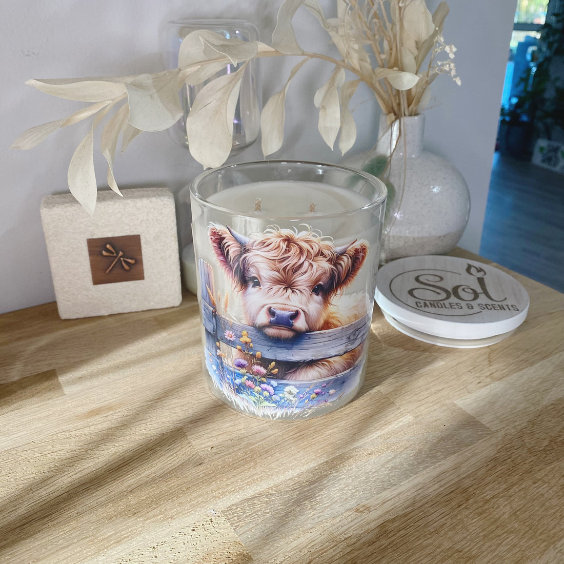 Highland Mini Cow Fence Xlarge Candle