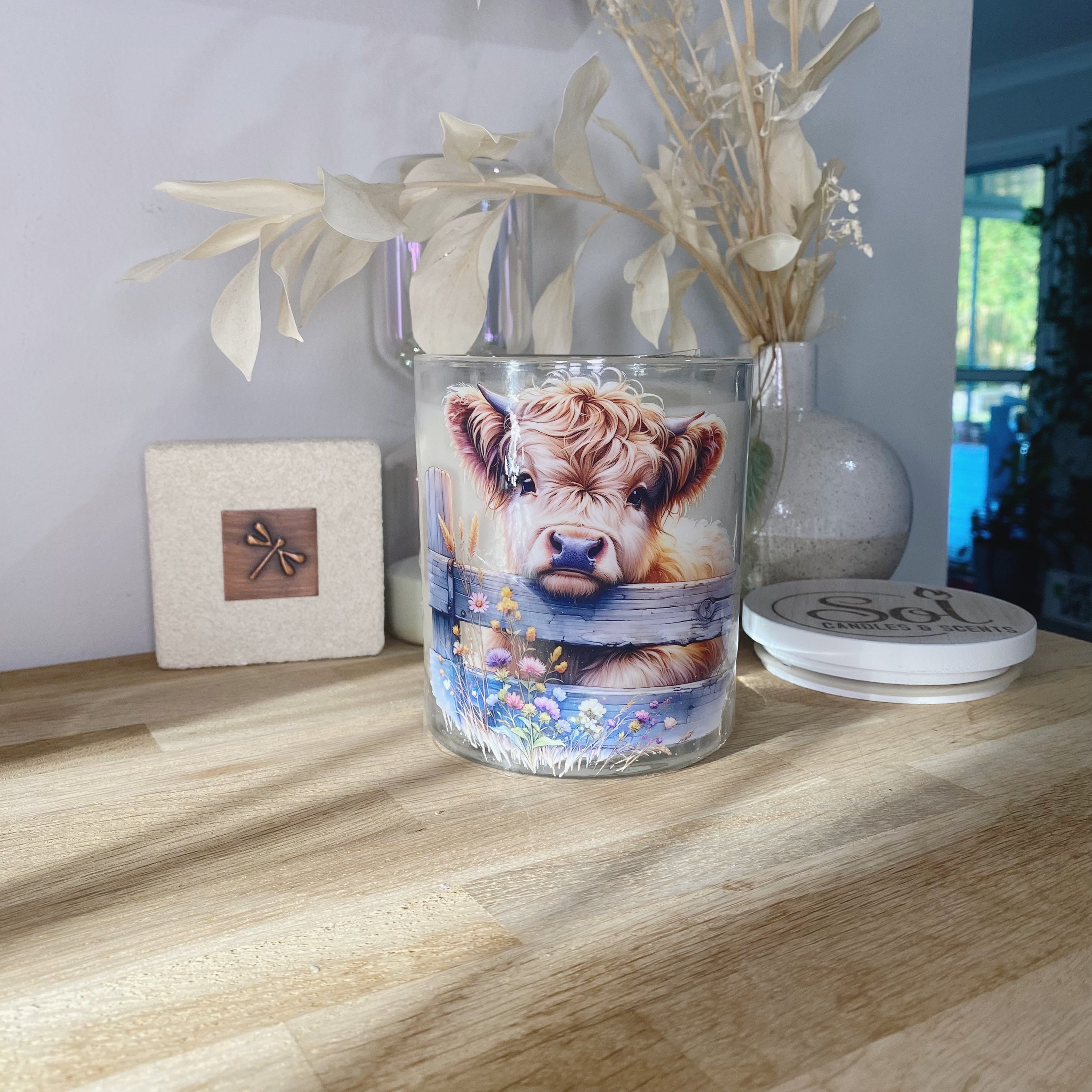 Highland Mini Cow Fence Xlarge Candle