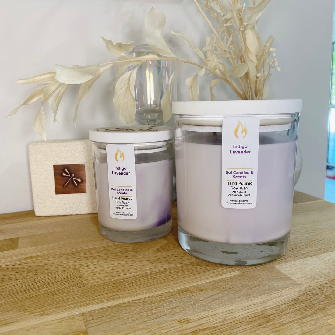 Indigo Lavender Candle