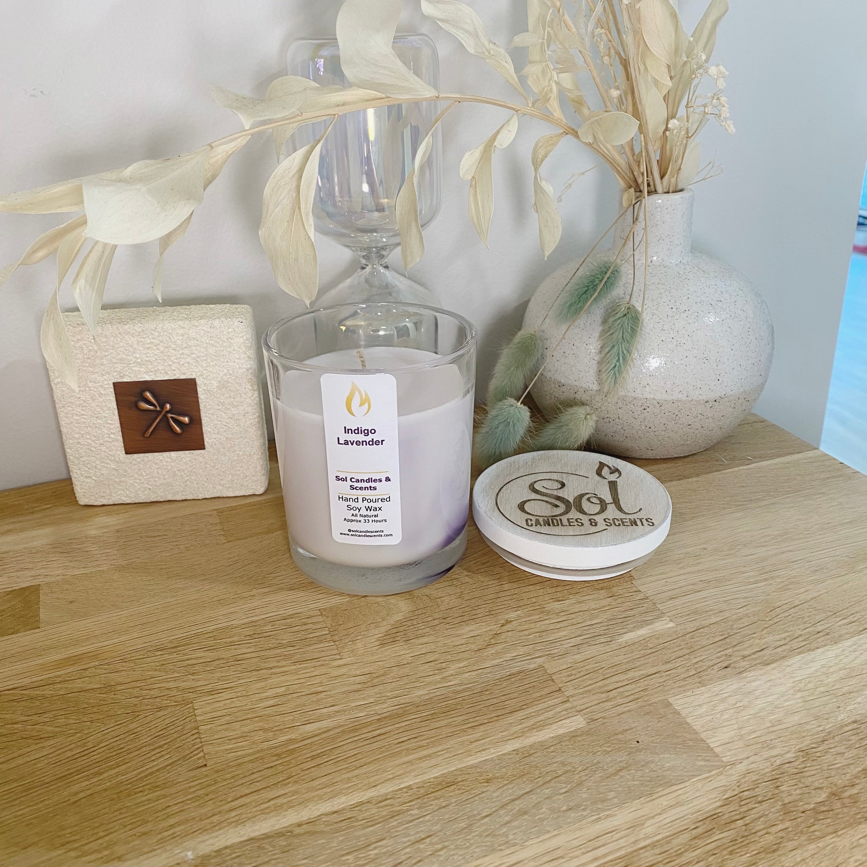 Indigo Lavender Candle
