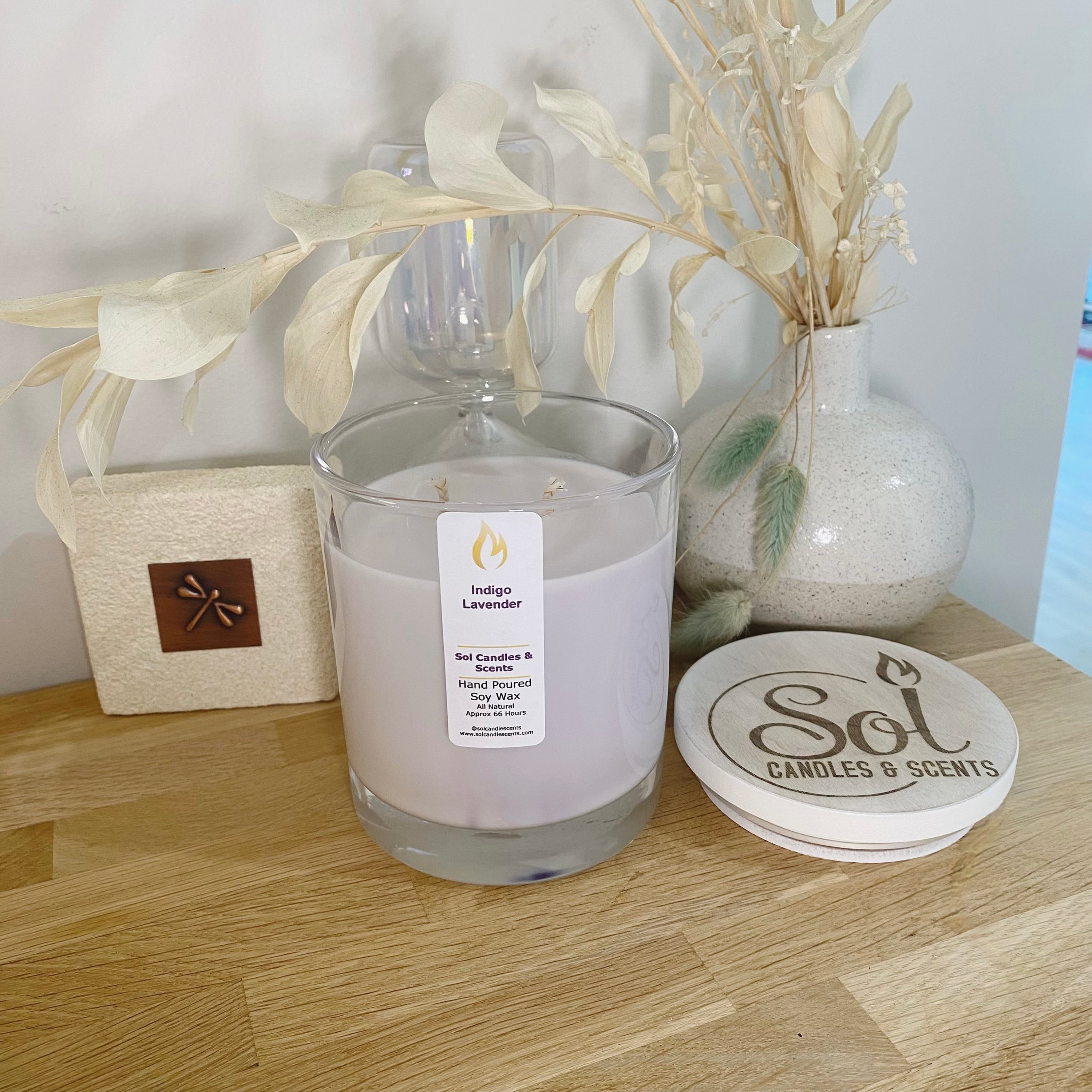 Indigo Lavender Candle