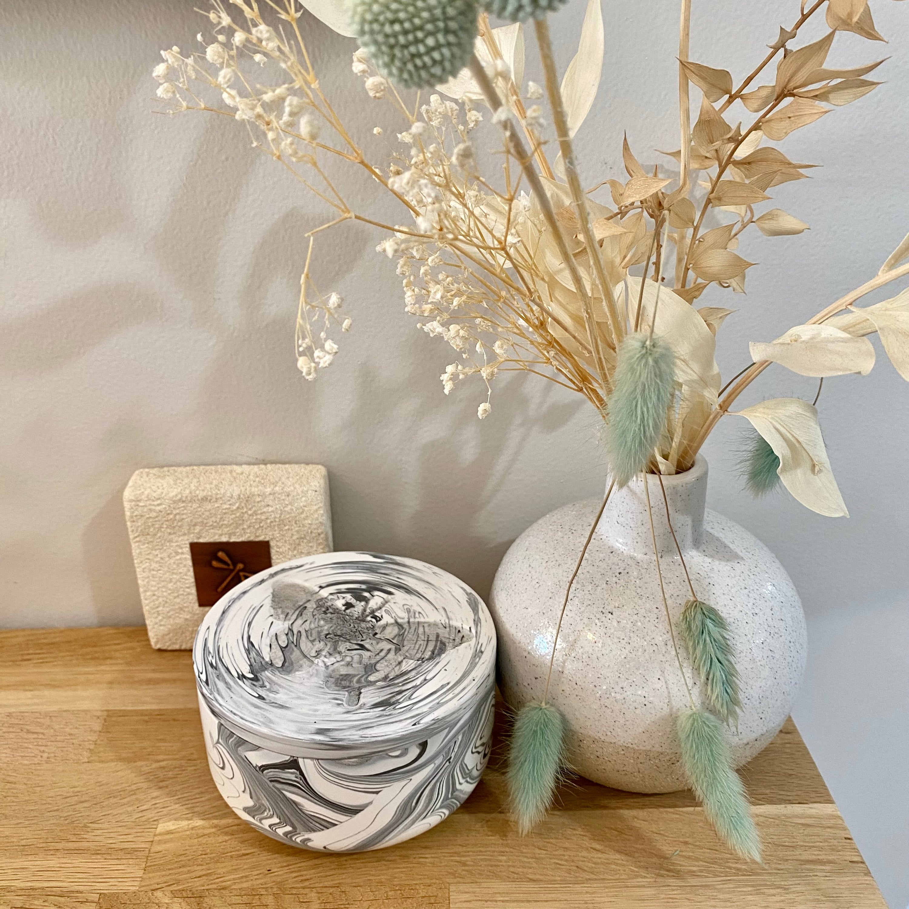 Jessa Eco Black Bowl Candle