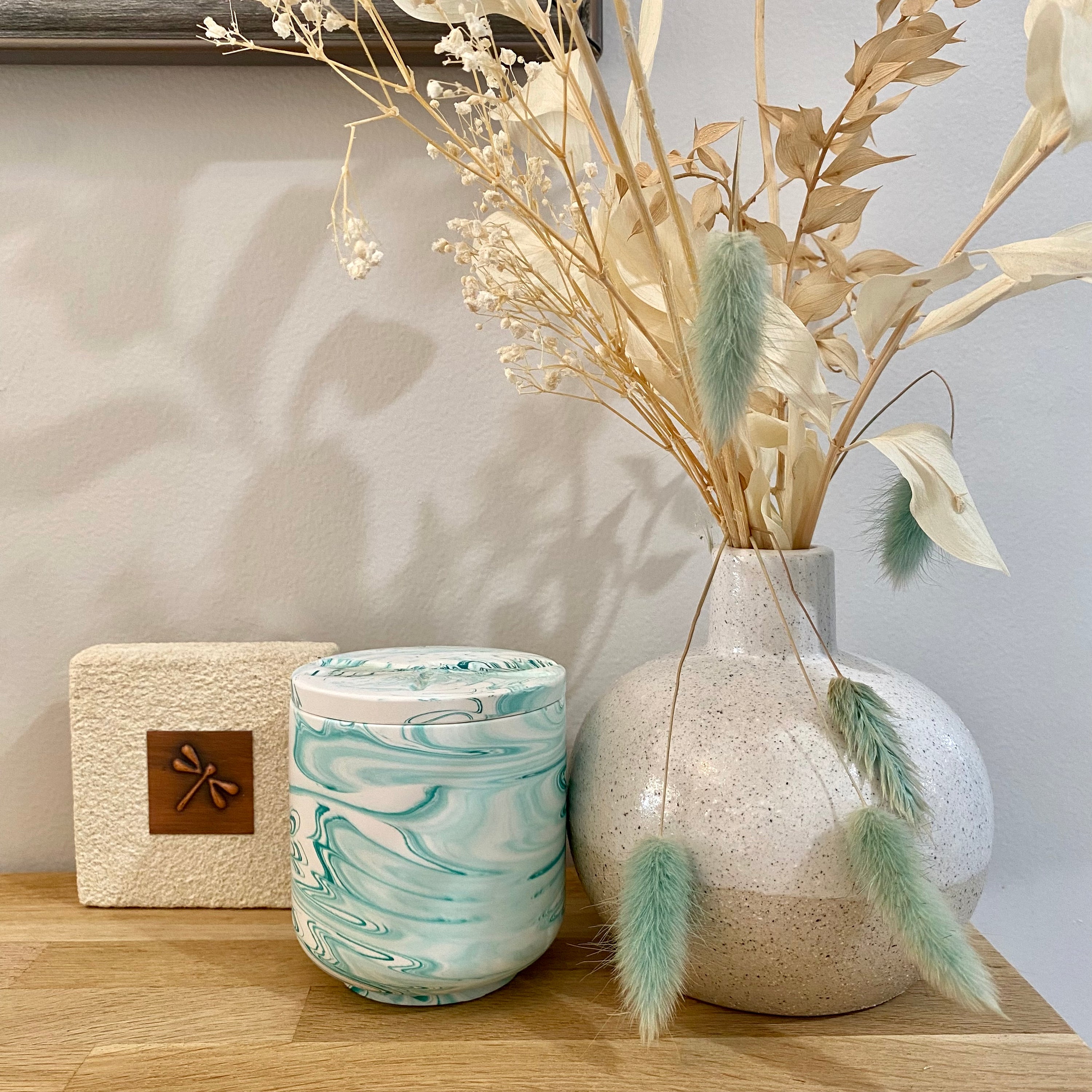 Jessa Eco Green Medium Candle