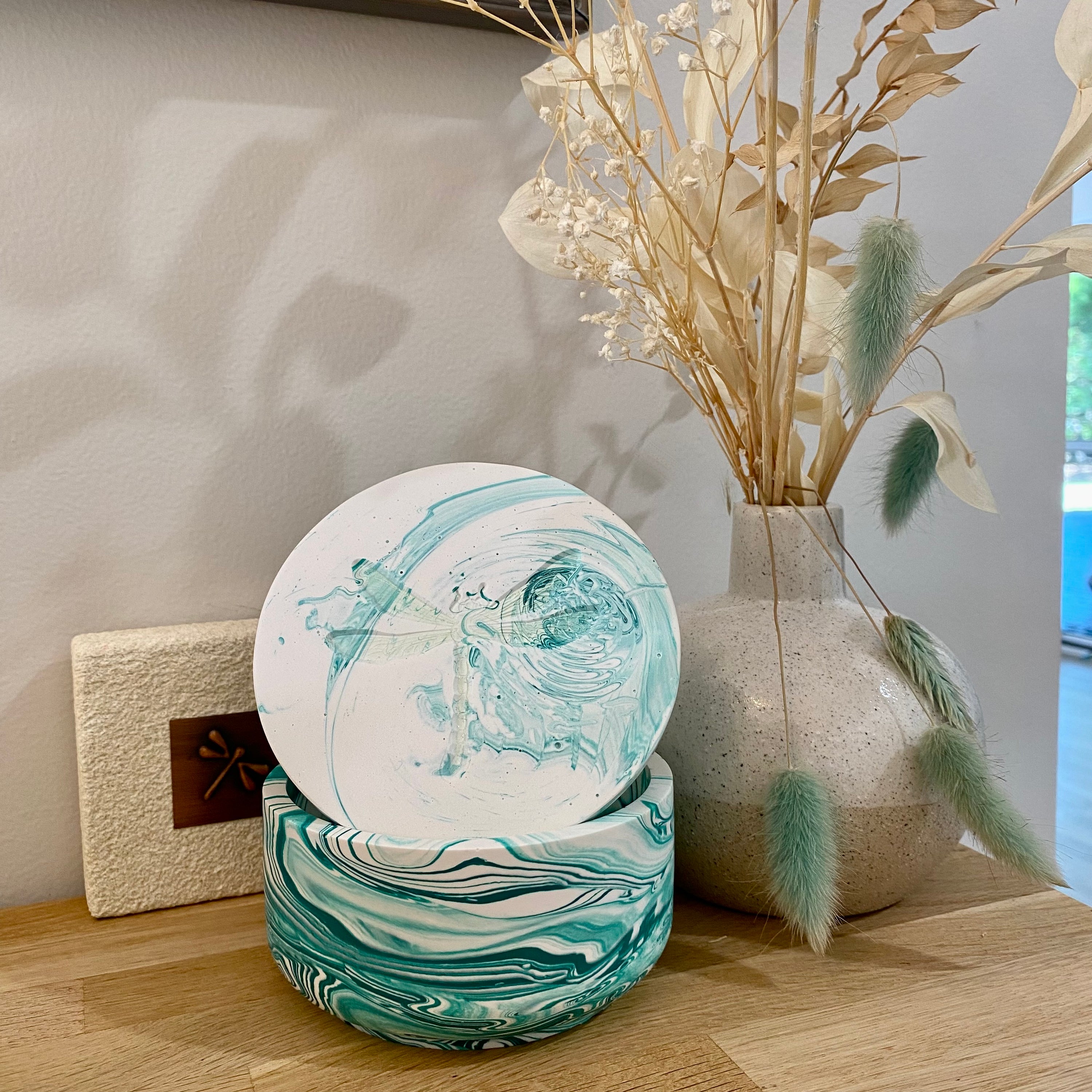 Jessa Eco Green Bowl Candle