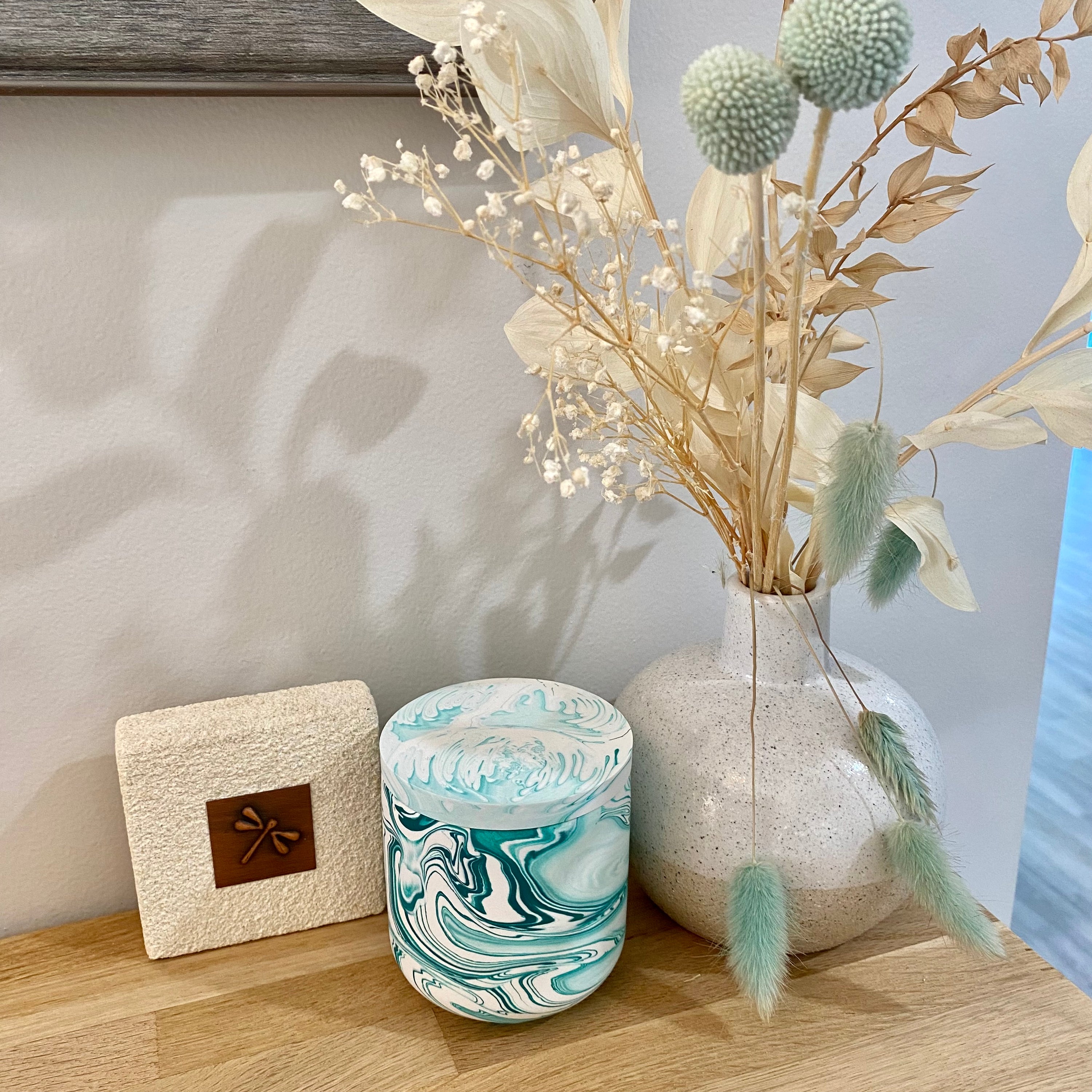 Jessa Eco Green Medium Candle