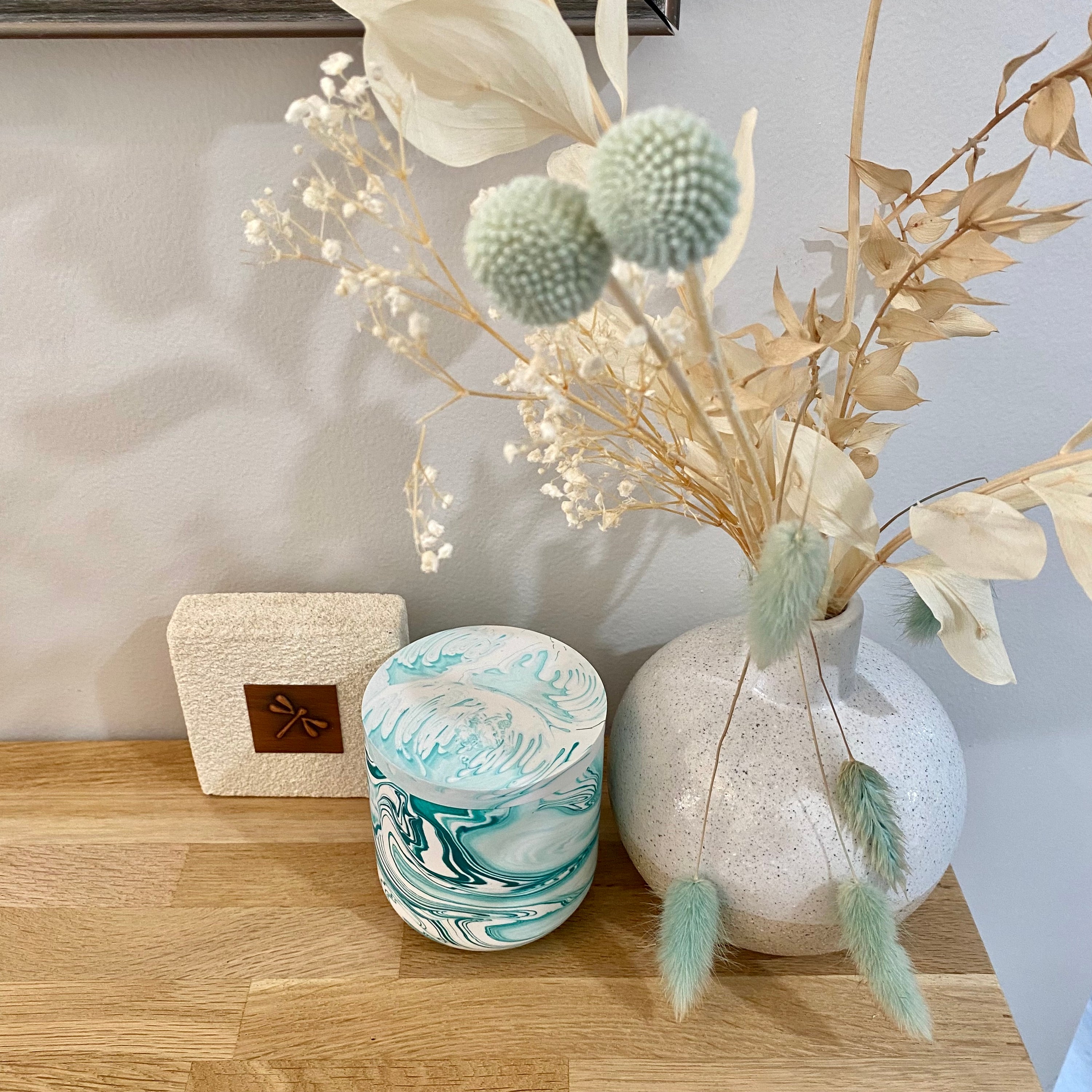 Jessa Eco Green Medium Candle