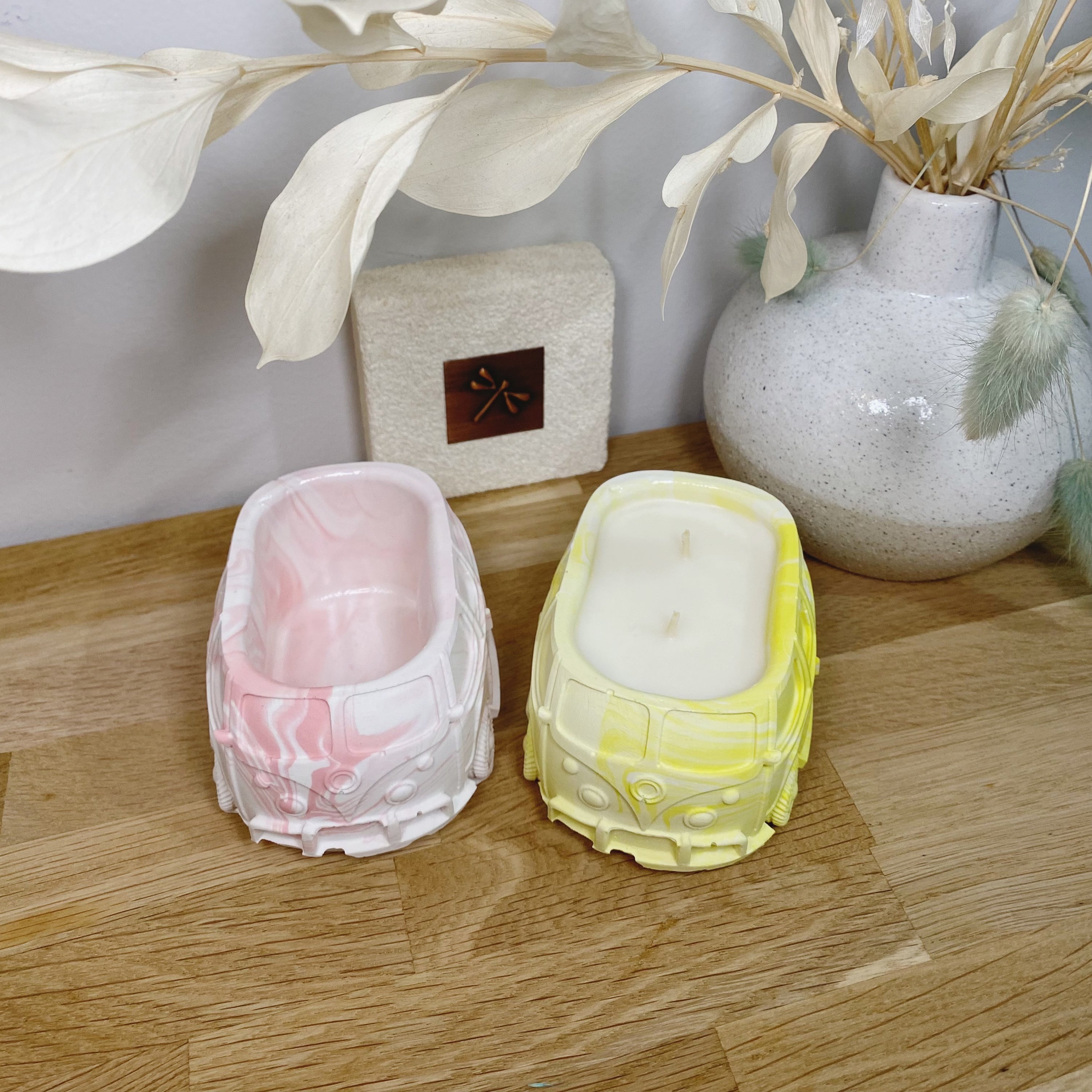 Jessa Eco Kombi Van Candle Yellow