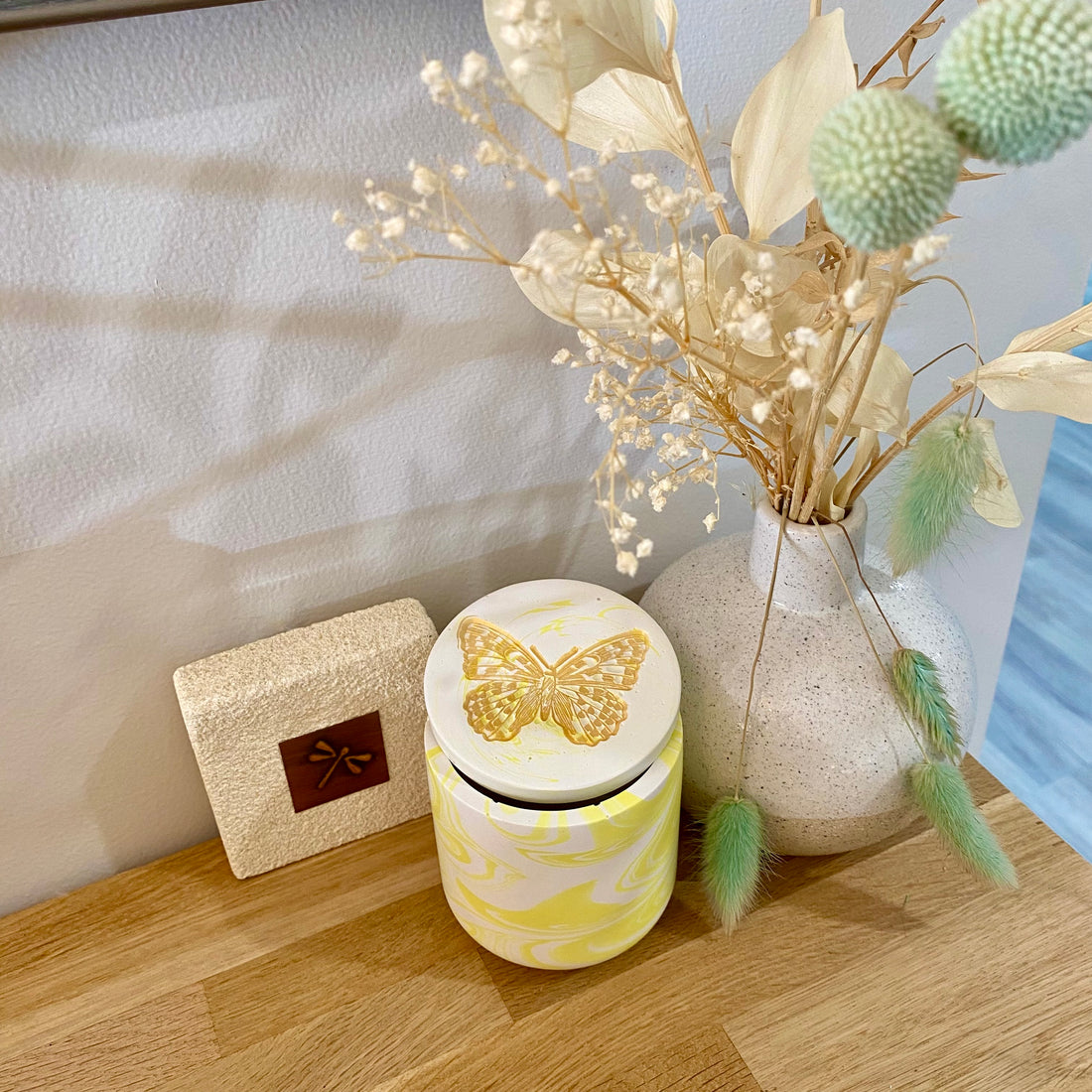 Jessa Eco Yellow Medium Candle