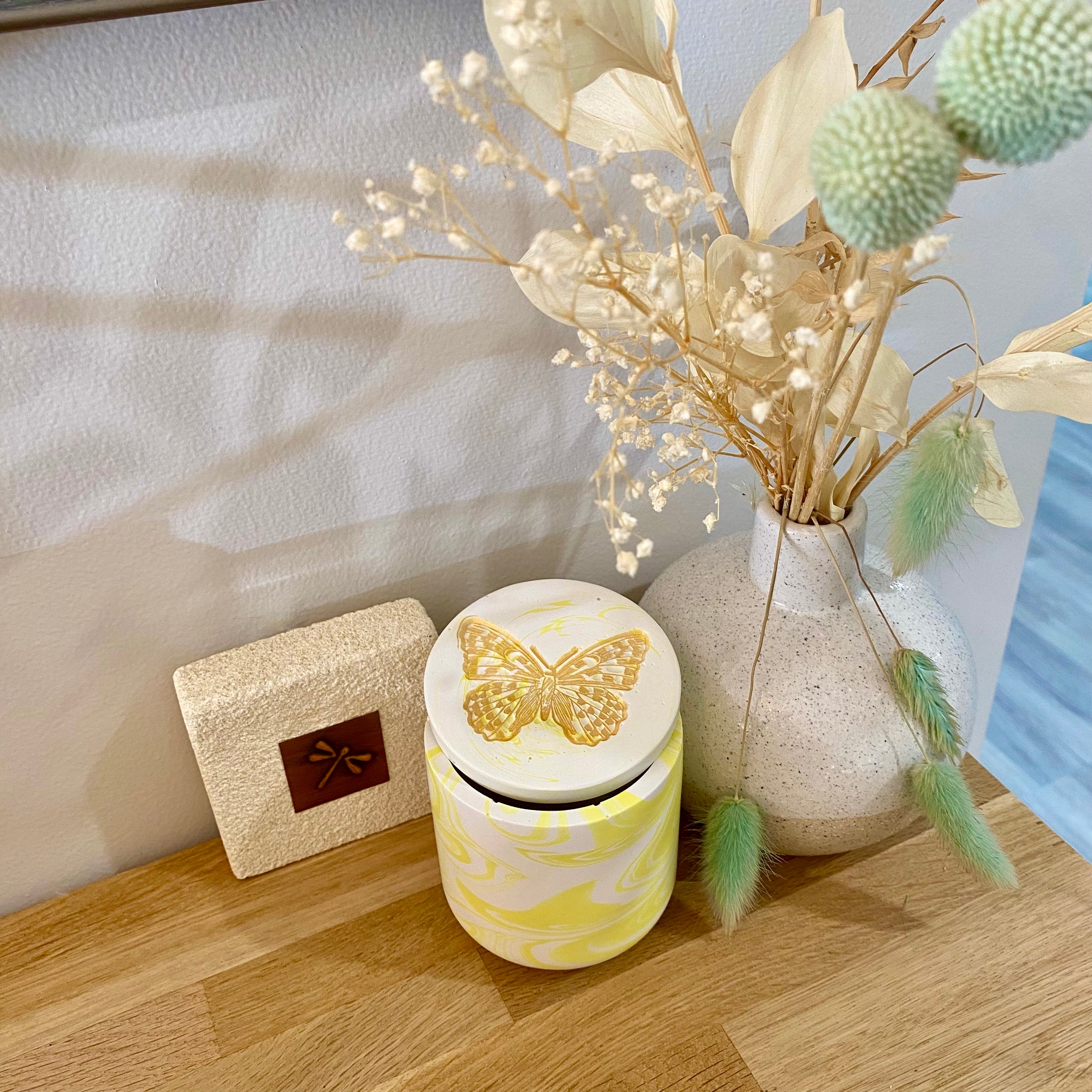 Jessa Eco Yellow Medium Candle