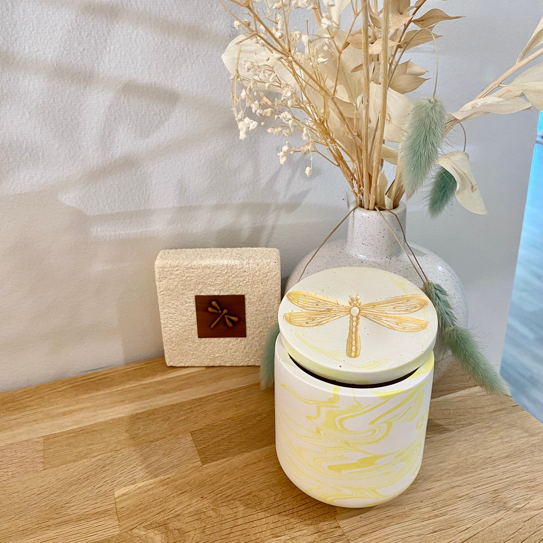 Jessa Eco Yellow Medium Candle