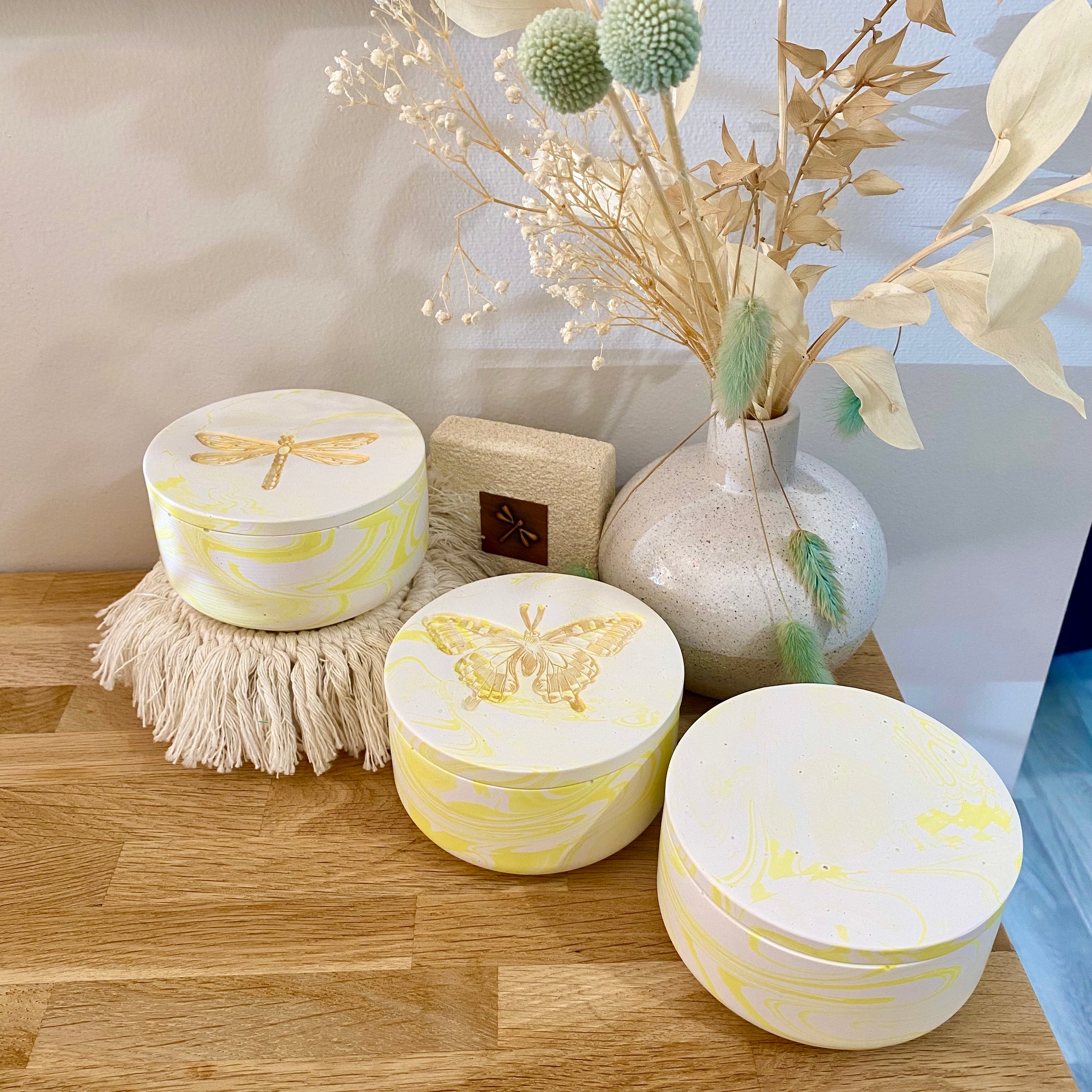 Jessa Eco Yellow Bowl Candle