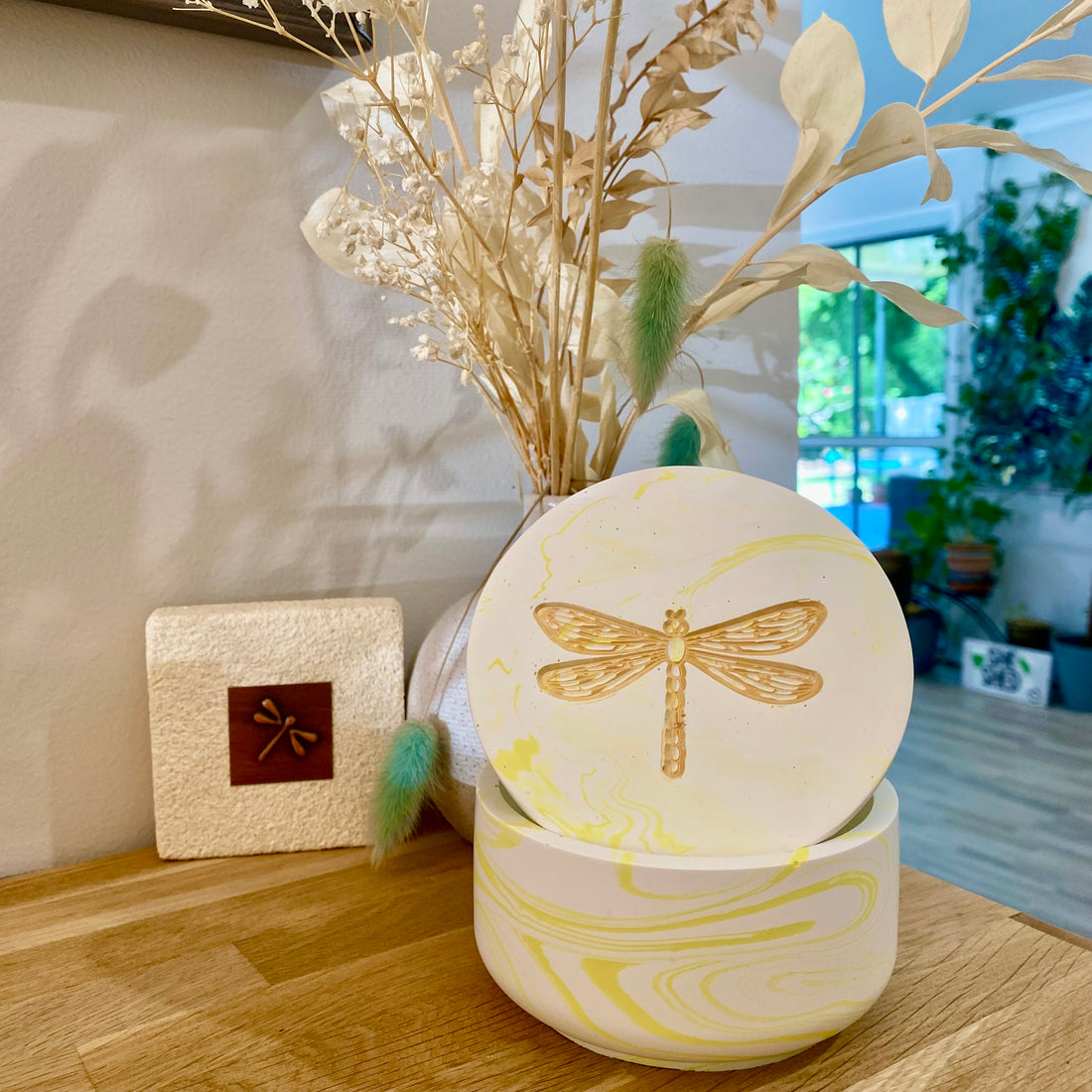Jessa Eco Yellow Bowl Candle