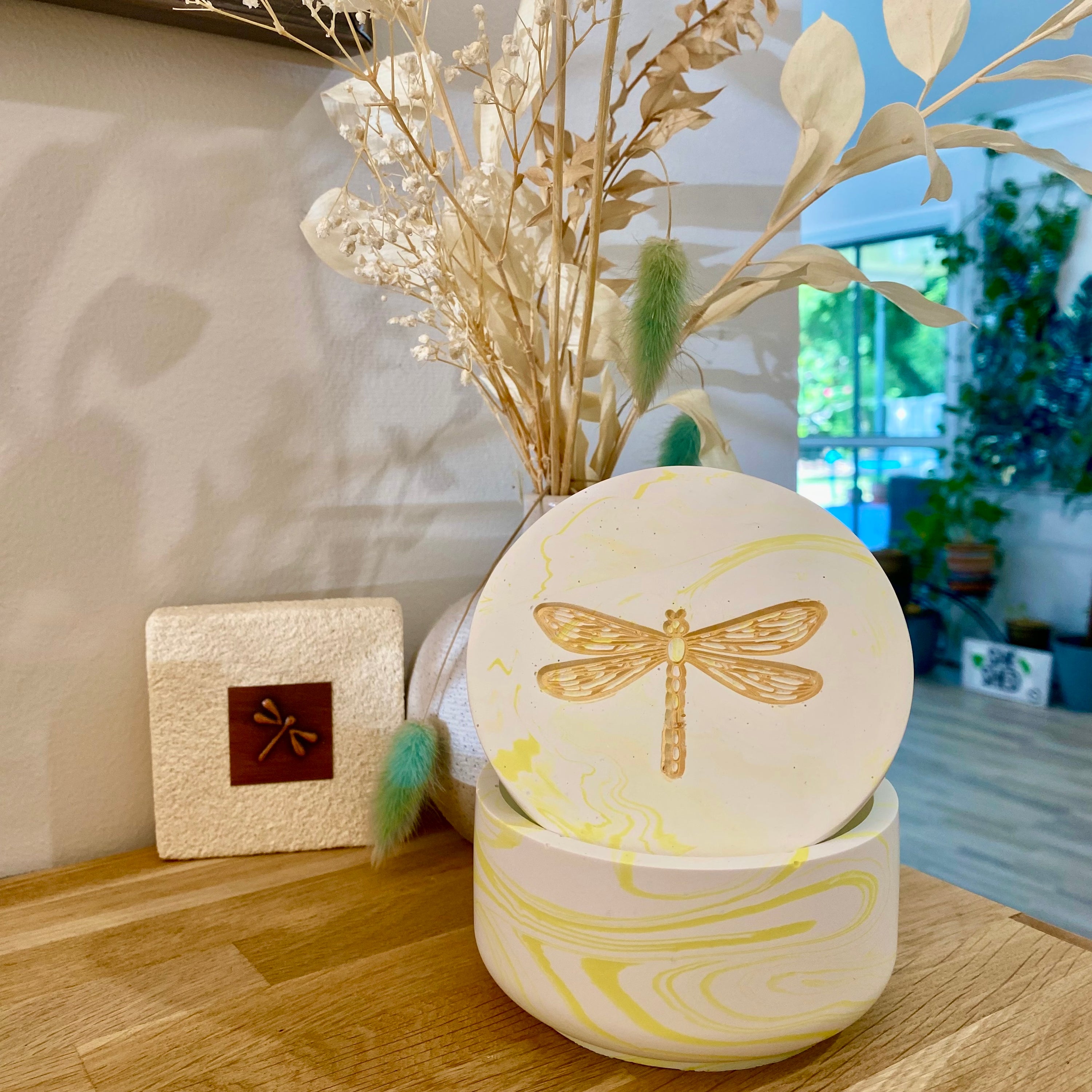 Jessa Eco Yellow Bowl Candle
