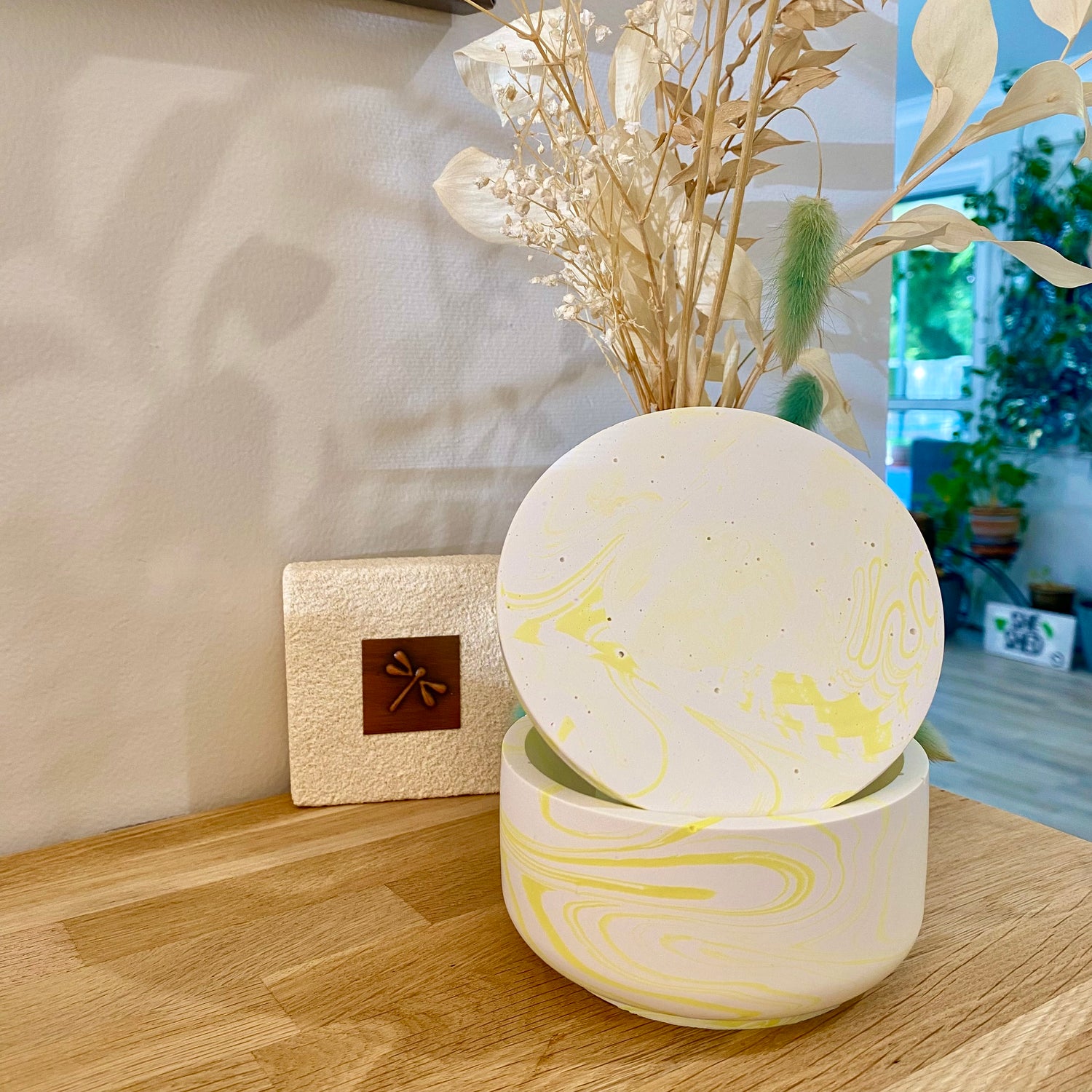 Jessa Eco Yellow Bowl Candle