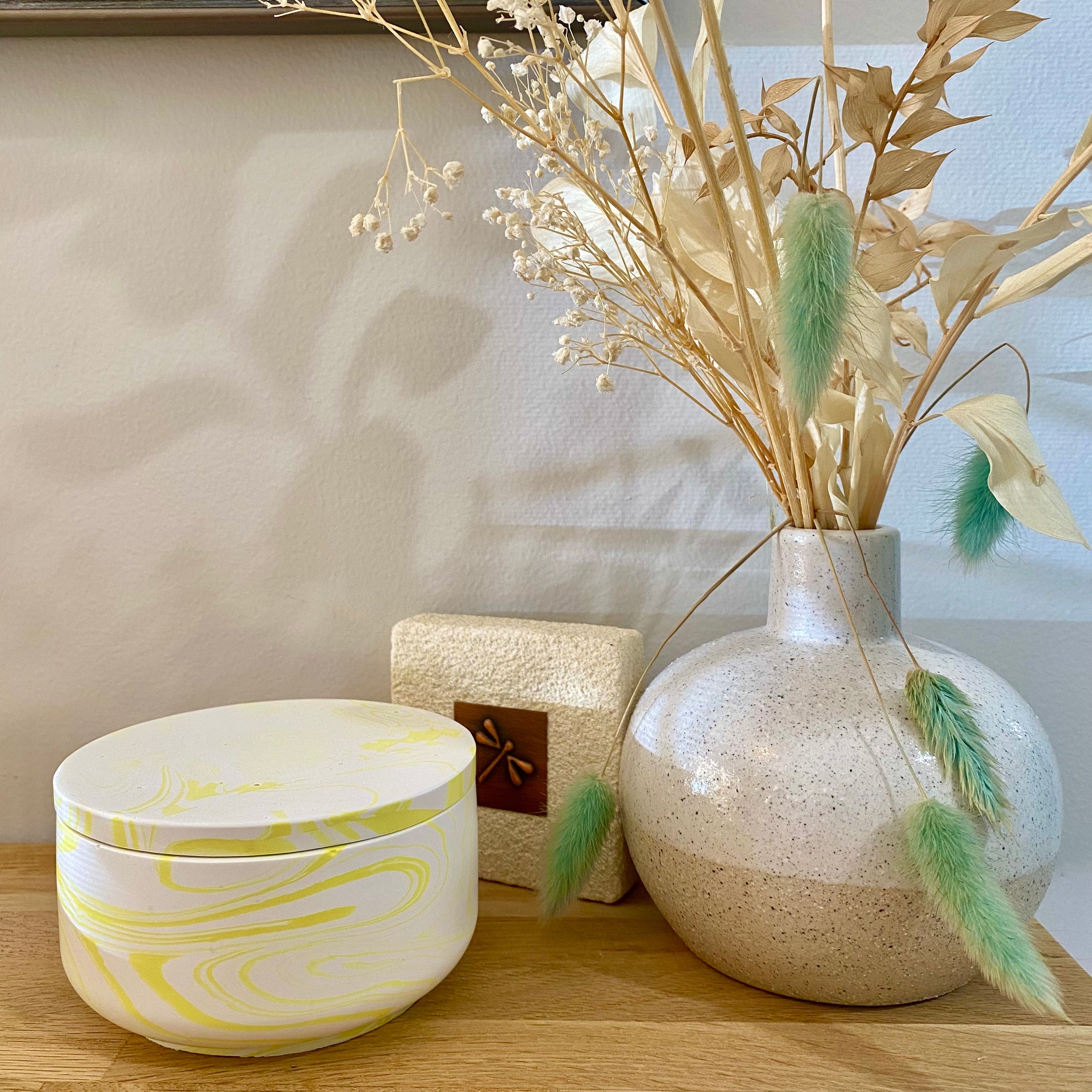 Jessa Eco Yellow Bowl Candle
