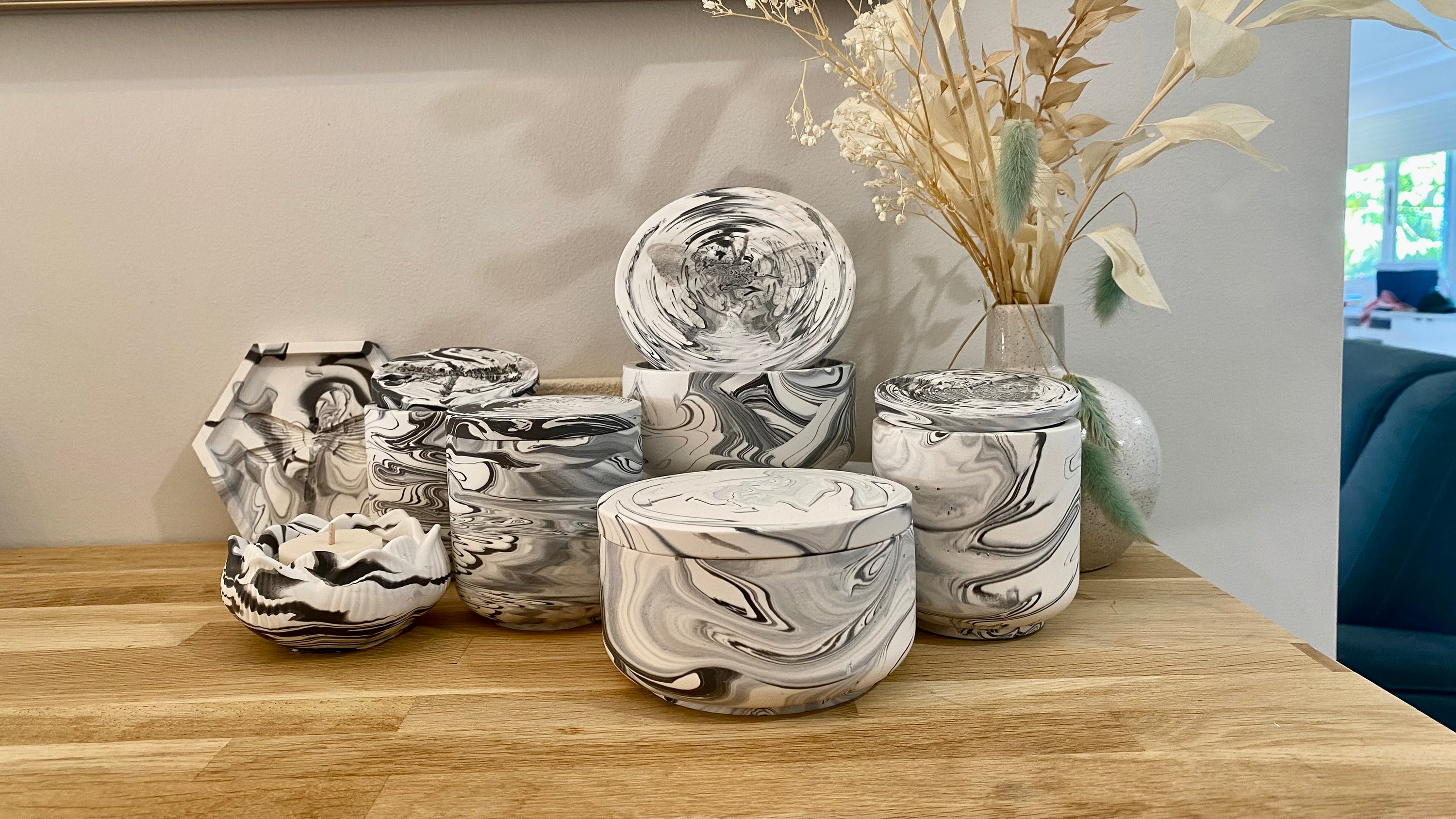 Jessa Eco Black Bowl Candle