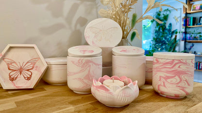 Jessa Eco Friendly Pink Range - Handmade by Sol Candles &amp; Scents