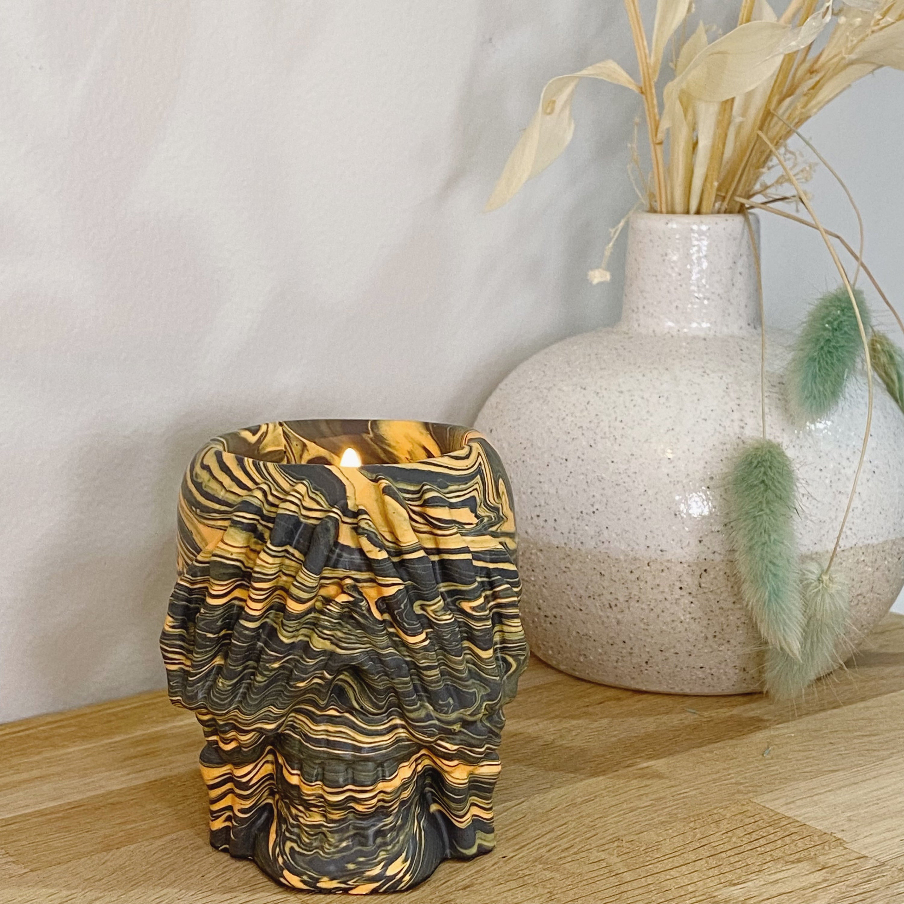 Jessa Eco Skull See No Evil Tealight Holder