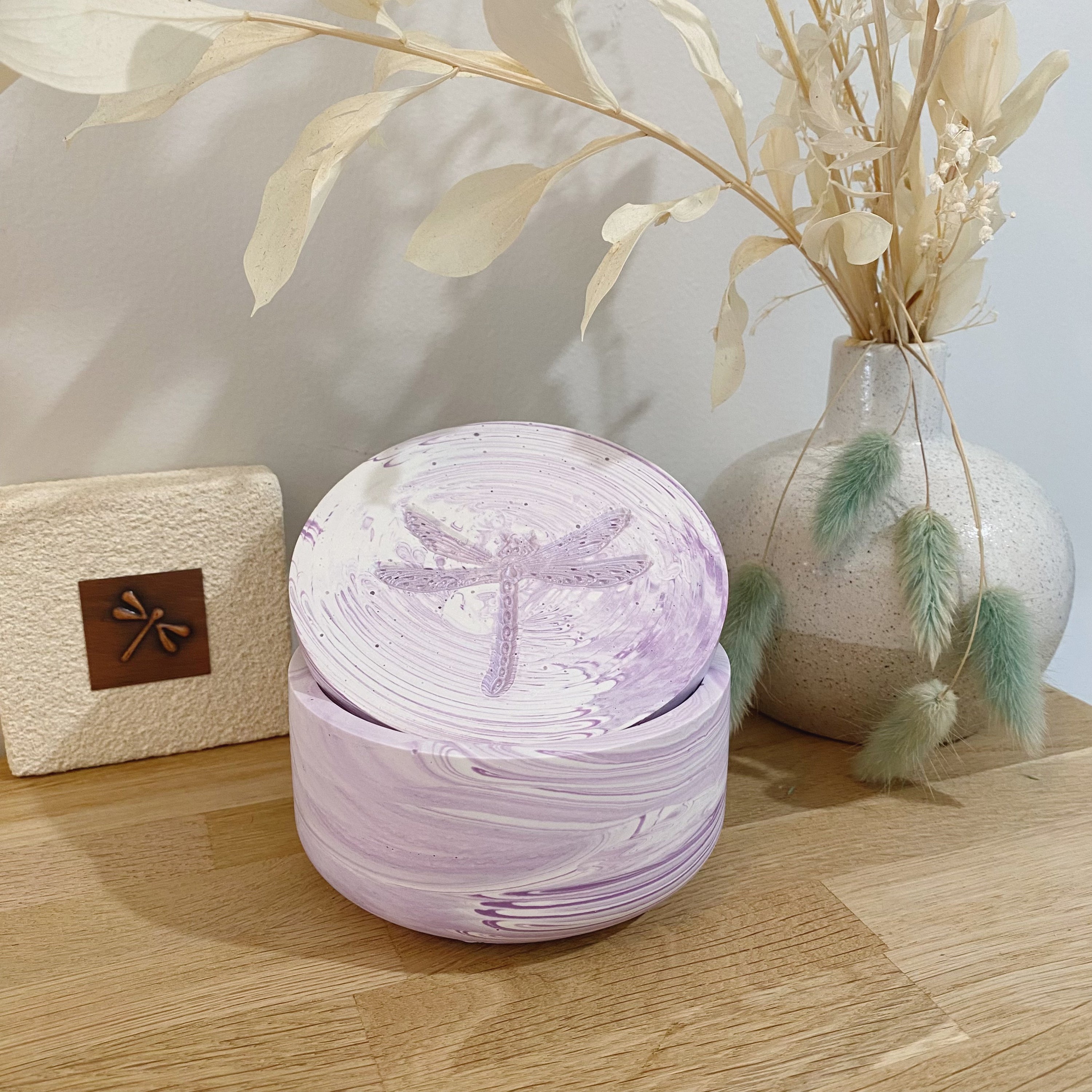 Jessa Eco Purple Bowl Candle