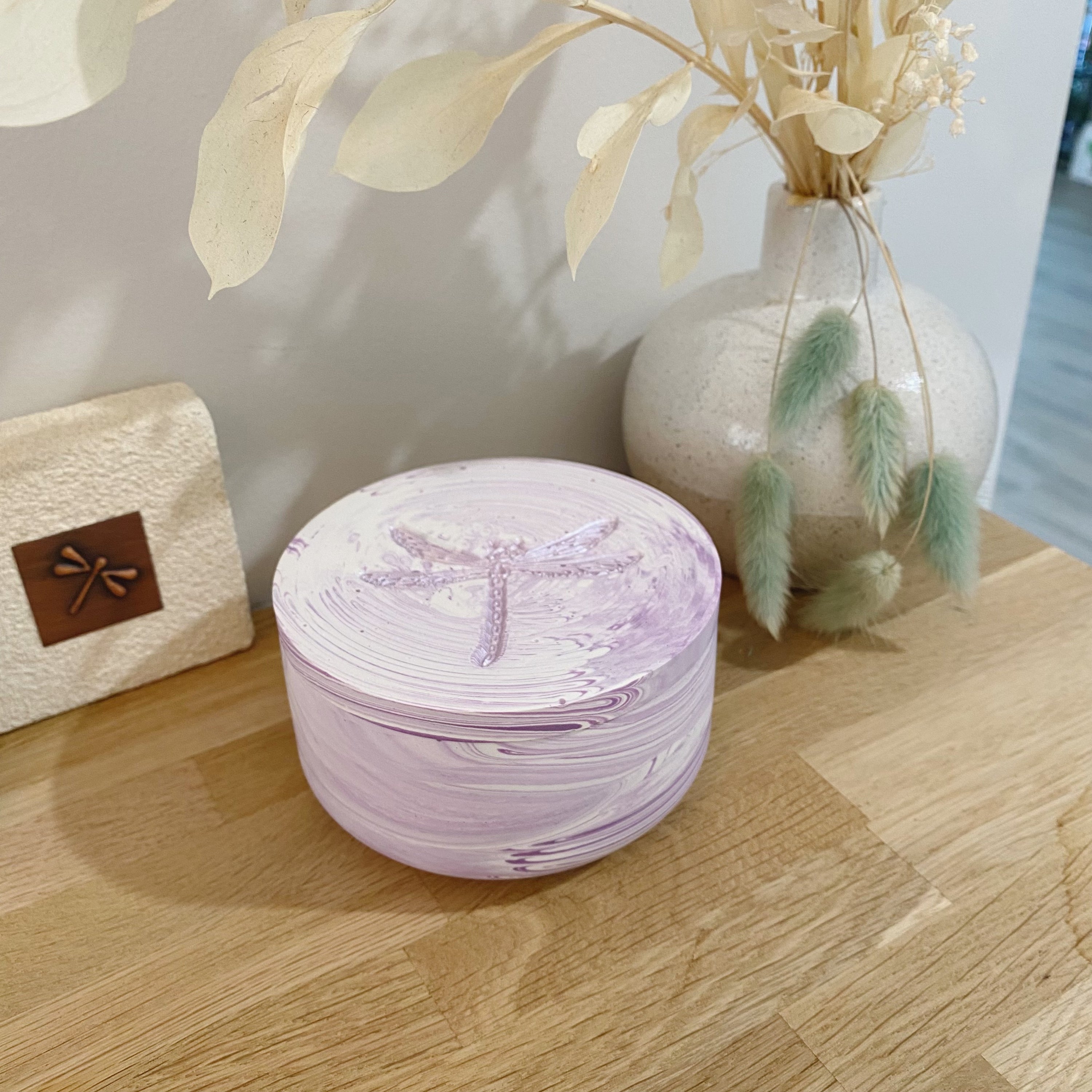 Jessa Eco Purple Bowl Candle