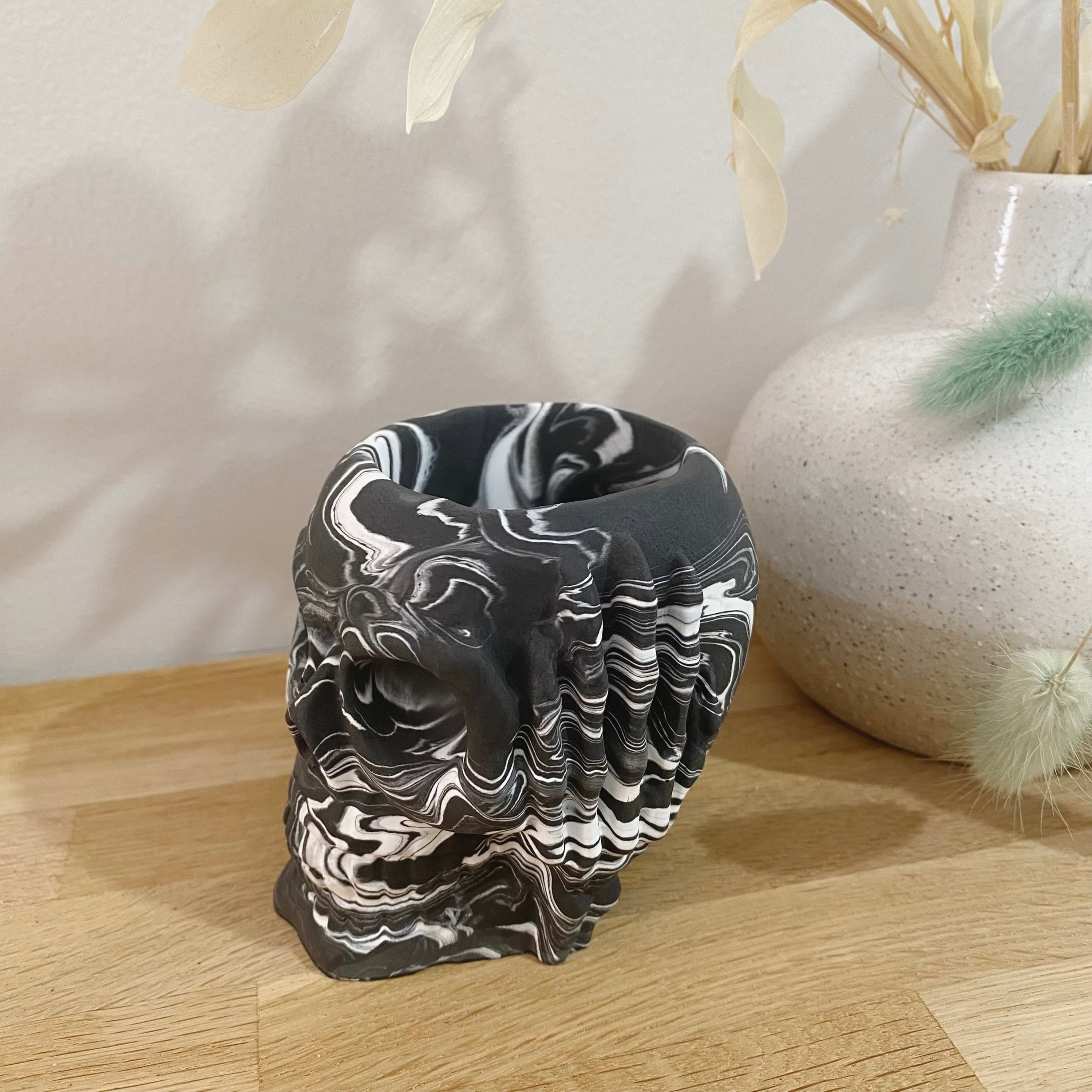 Jessa Eco Skull See No Evil Tealight Holder