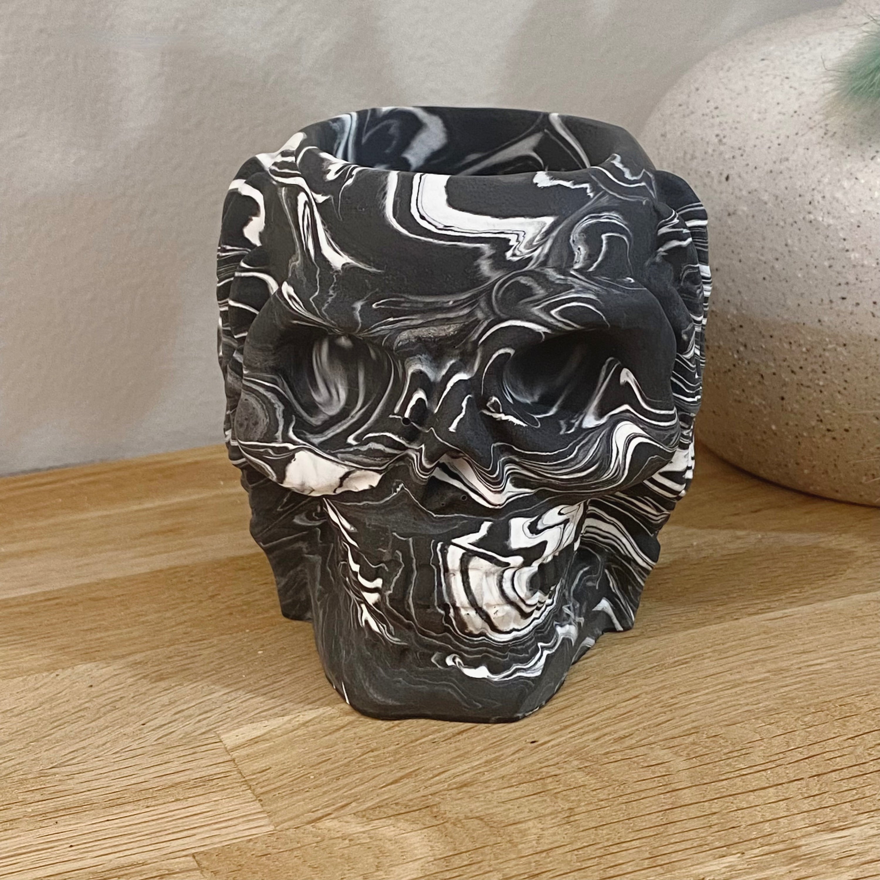 Jessa Eco Skull See No Evil Tealight Holder