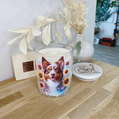Koolie Smiling Sunflower Xlarge Candle