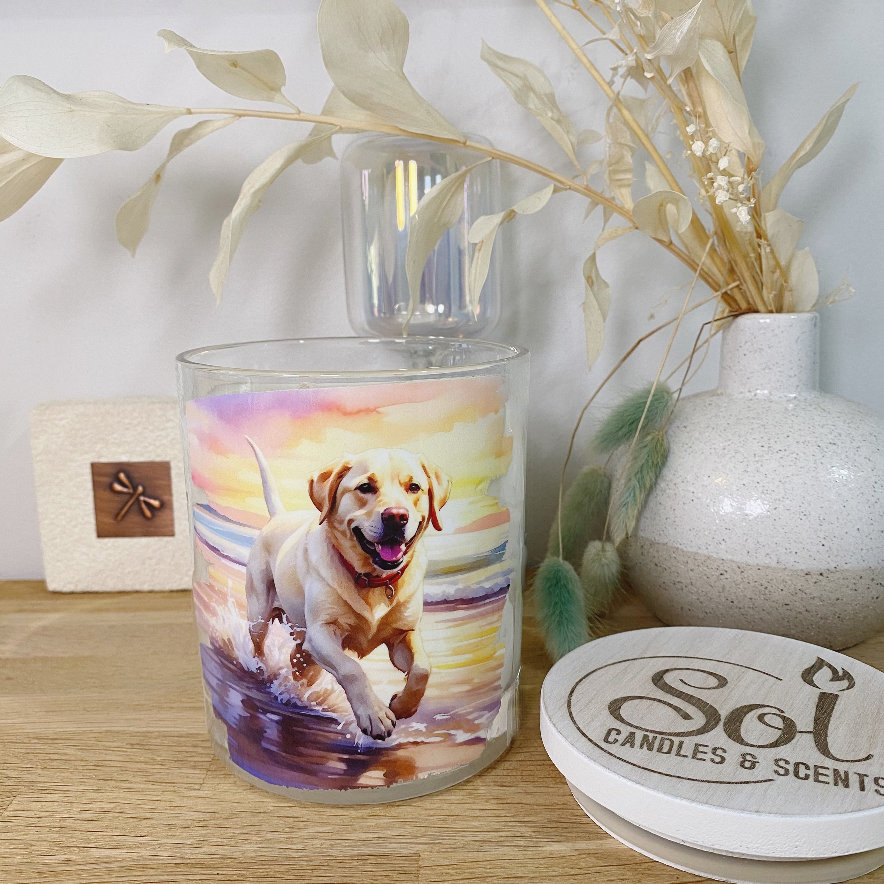 Labrador Dog Xlarge Candle