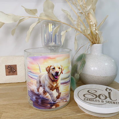 Labrador Dog Xlarge Candle