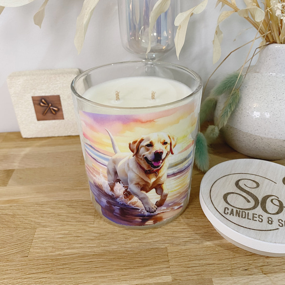 Labrador Dog Xlarge Candle