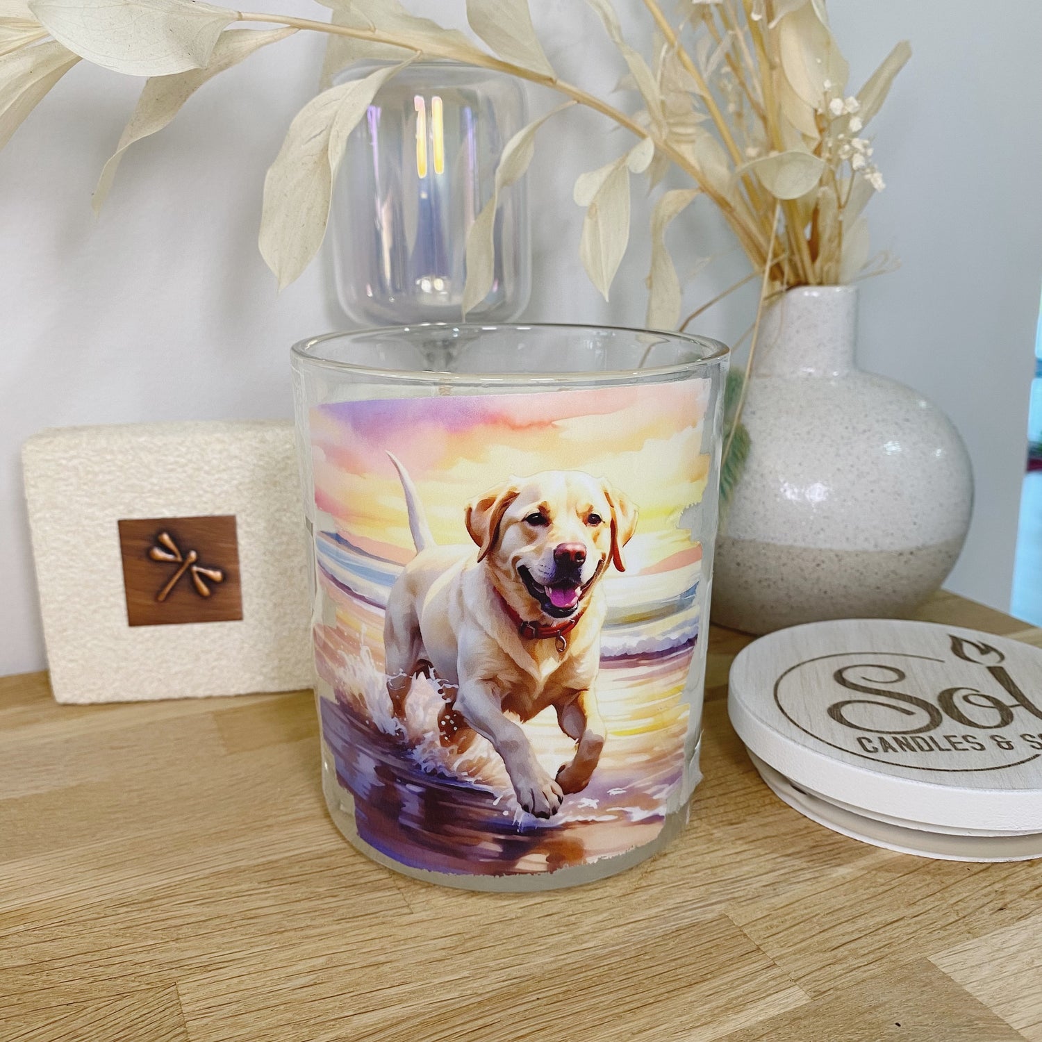 Labrador Dog Xlarge Candle