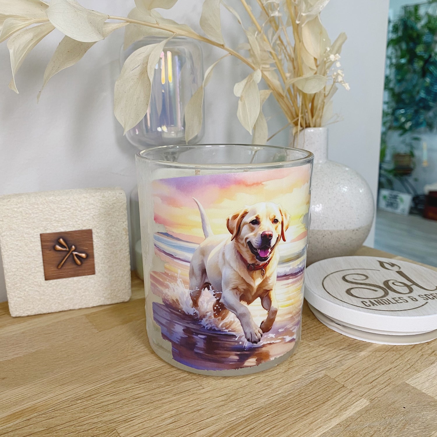 Labrador Dog Xlarge Candle