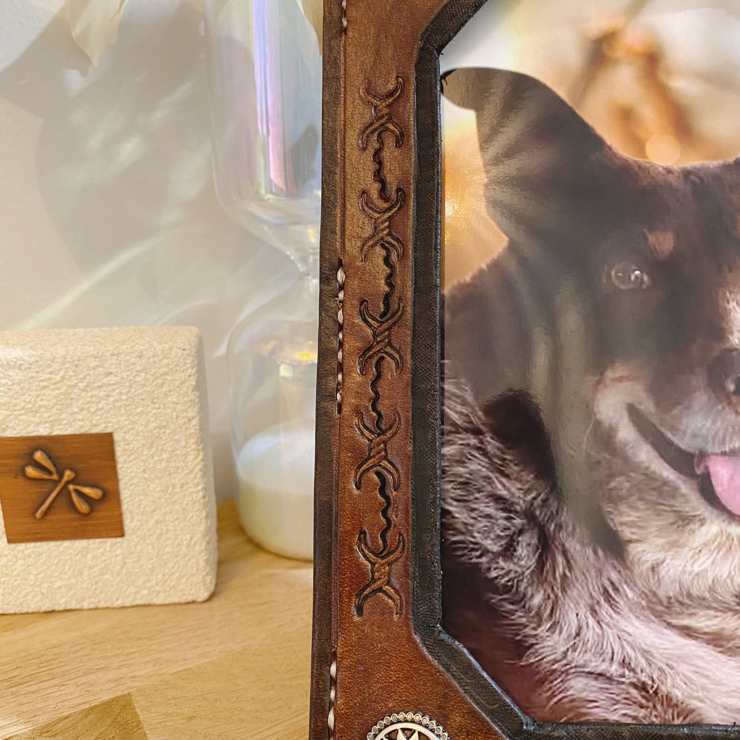 Leather Handcrafted Photo Frame