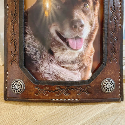 Leather Handcrafted Photo Frame