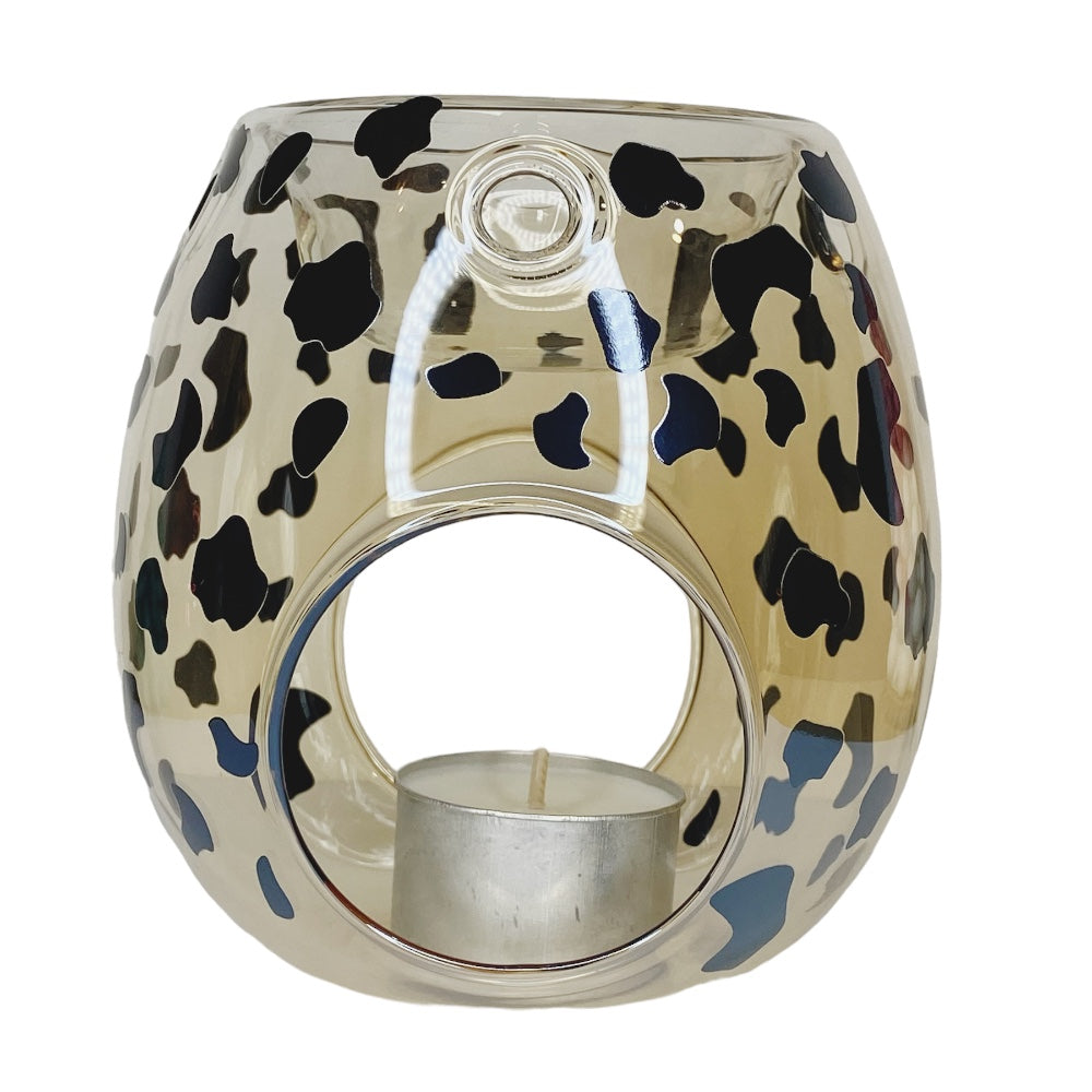 Leopard Wax Melt Burner_ Sol Candles & Scents