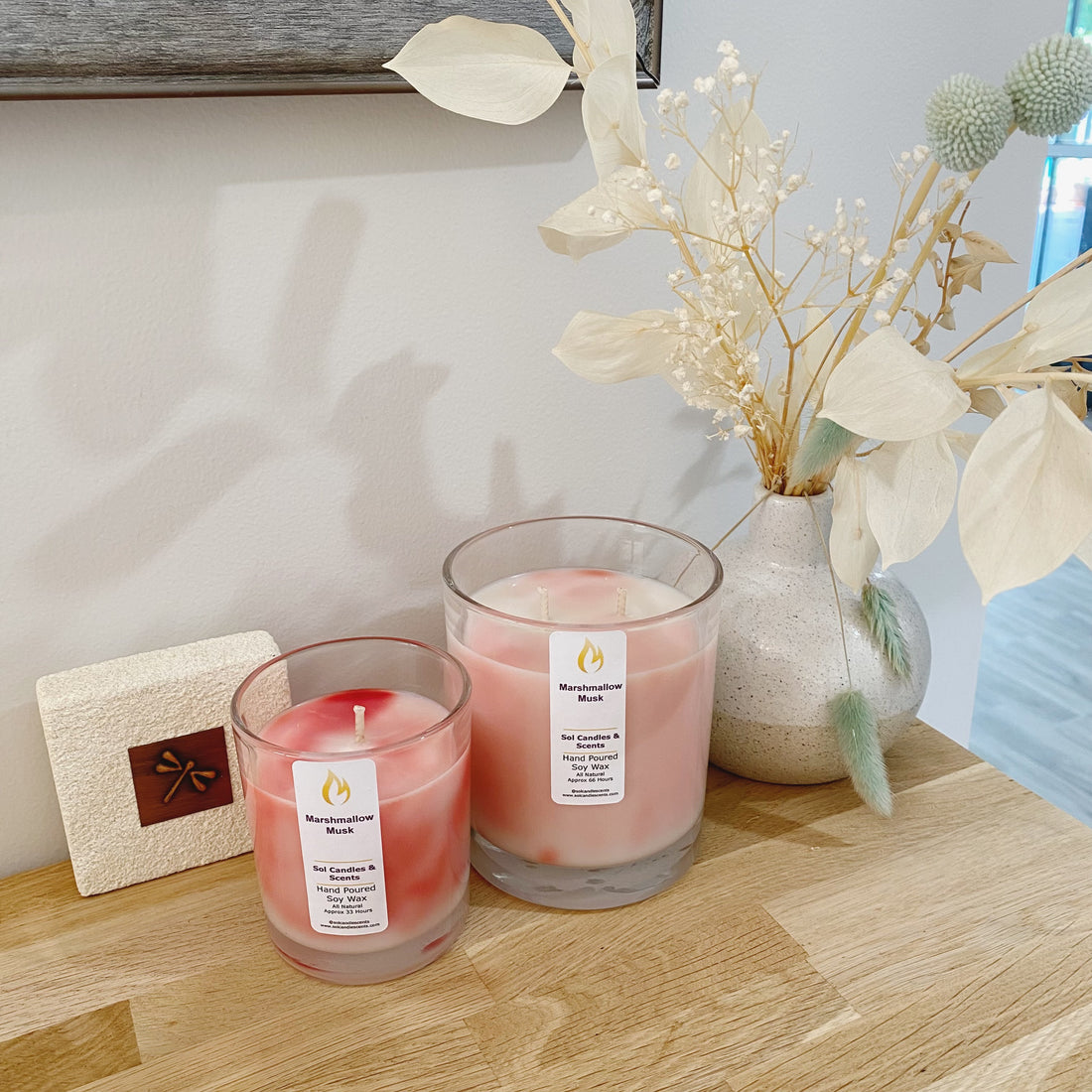 Marshmallow Musk Soy Candle_Best Seller__Sol Candles & Scents