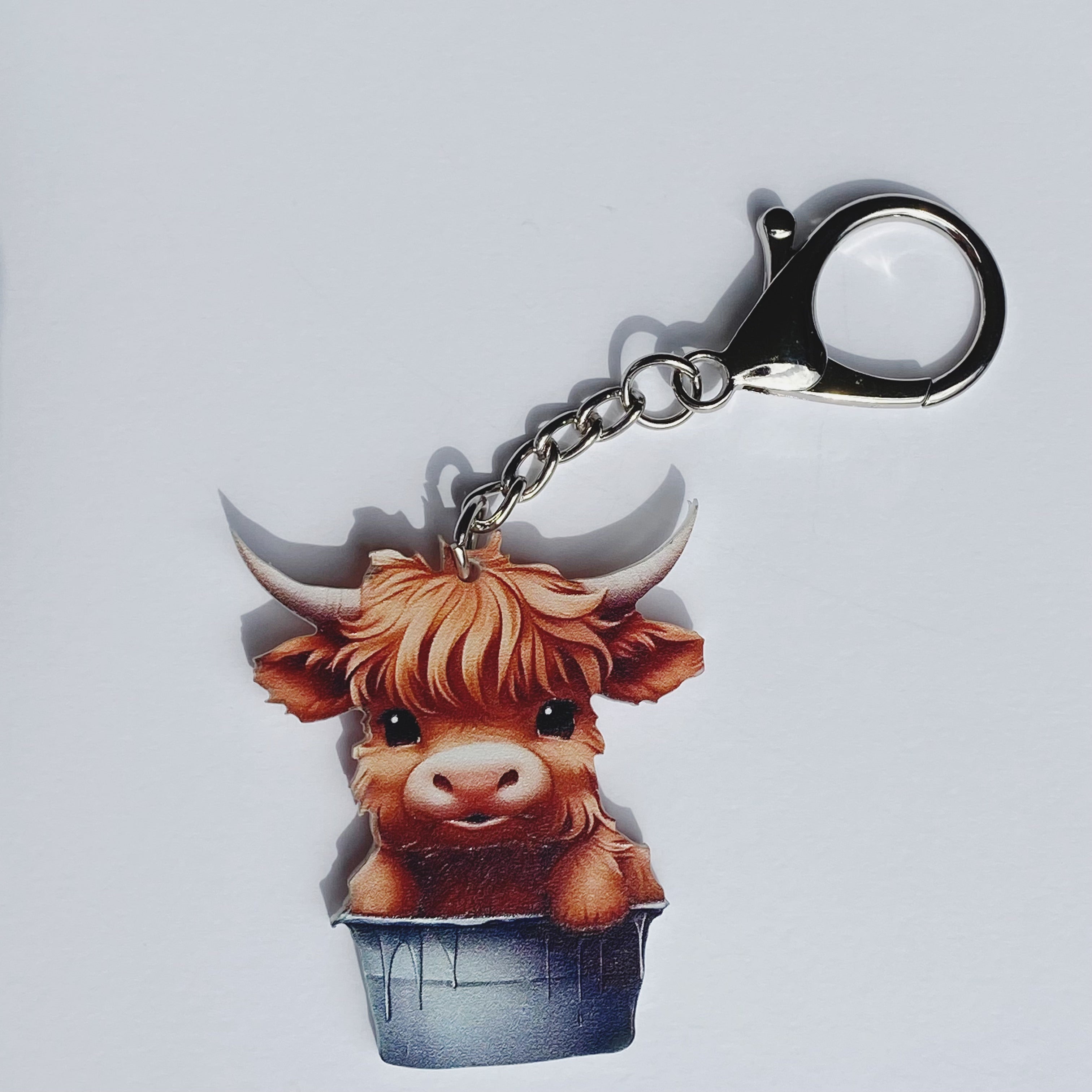 Mini Cow Keychain